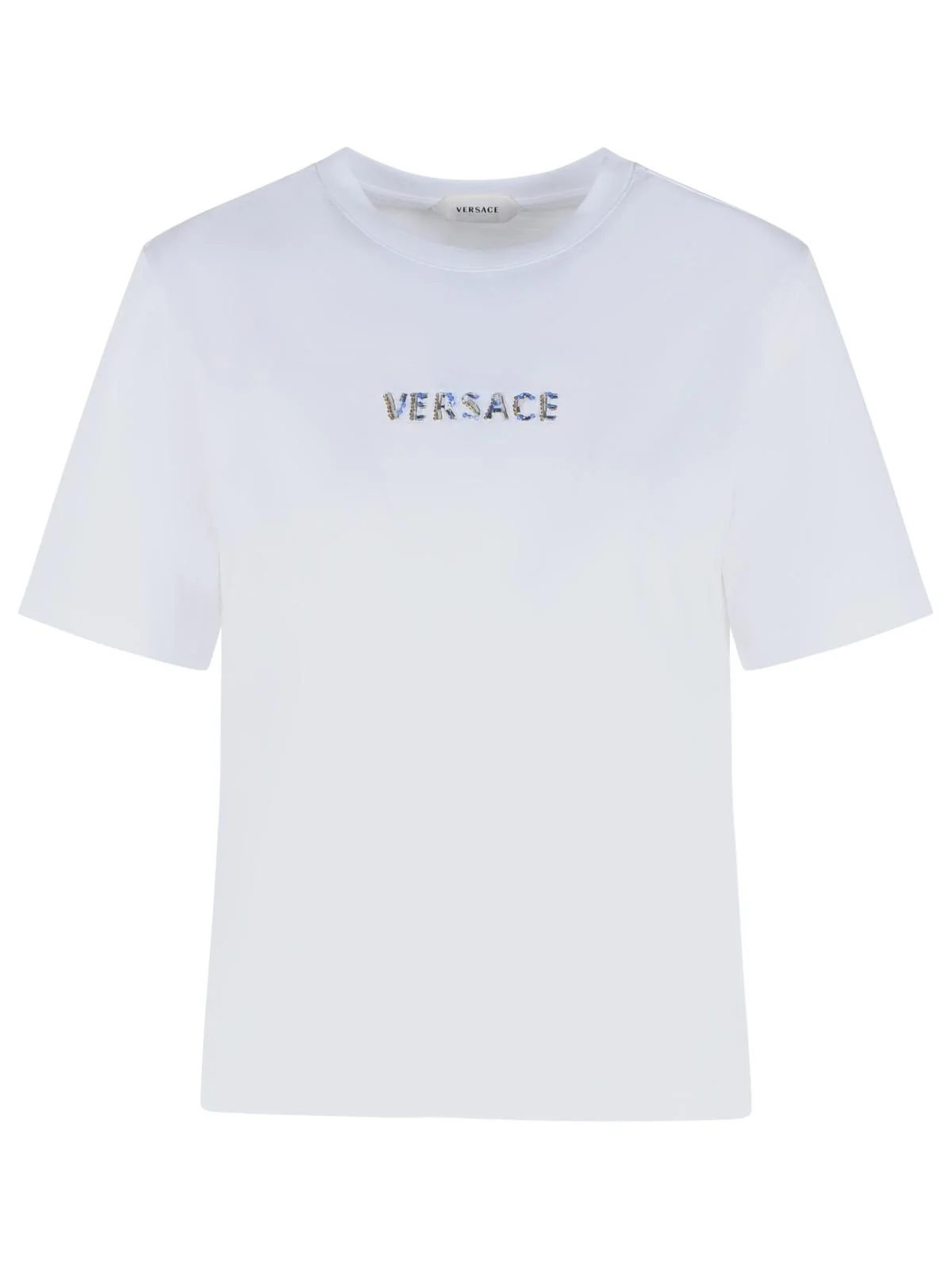 Versace Cotton Polo Shirt White Women - 1