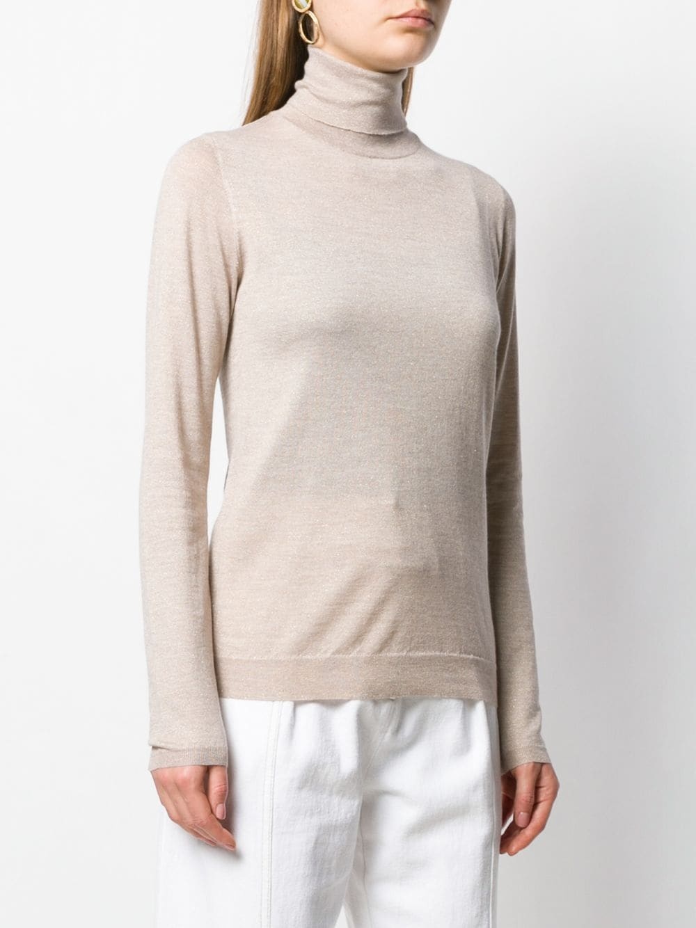 roll neck sweatshirt - 3