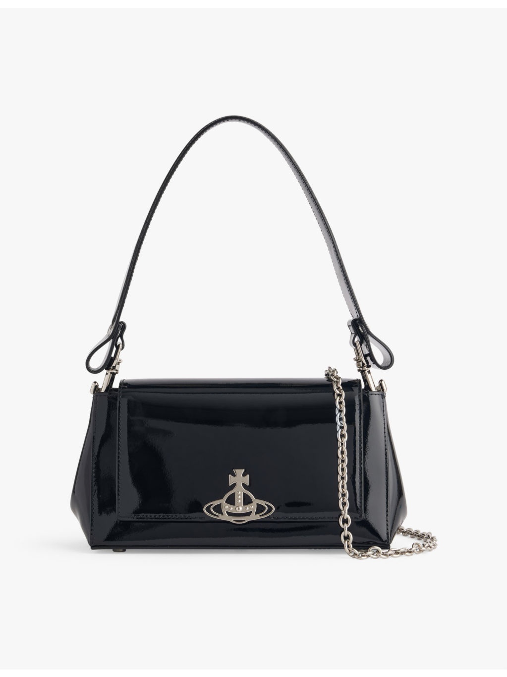 Hazel medium leather top-handle bag - 1