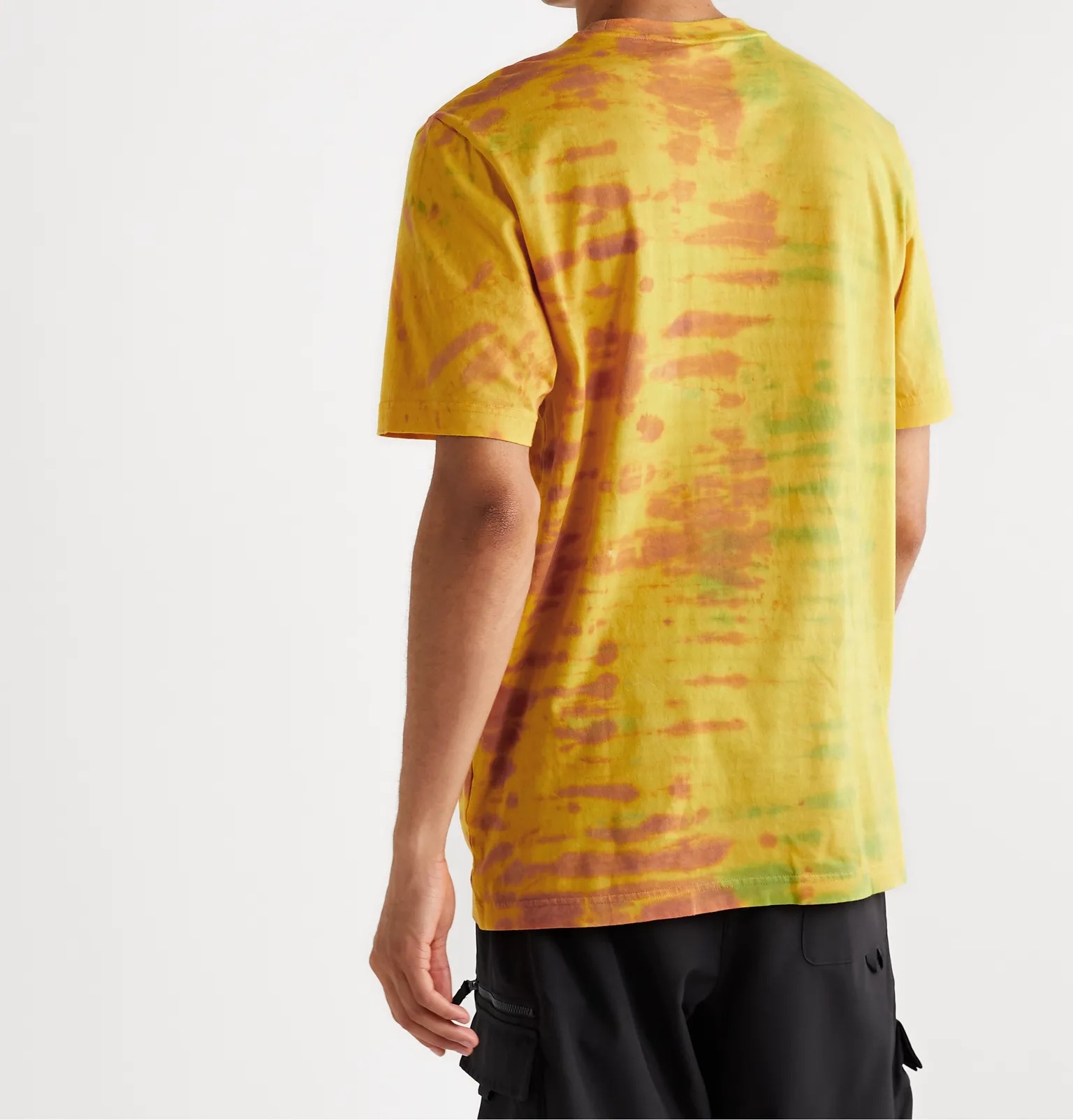 Logo-Print Tie-Dyed Cotton-Jersey T-Shirt - 4