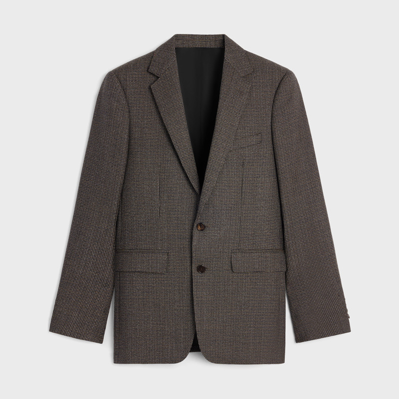 classic jacket IN MICRO HOUNDSTOOTH WOOL 1