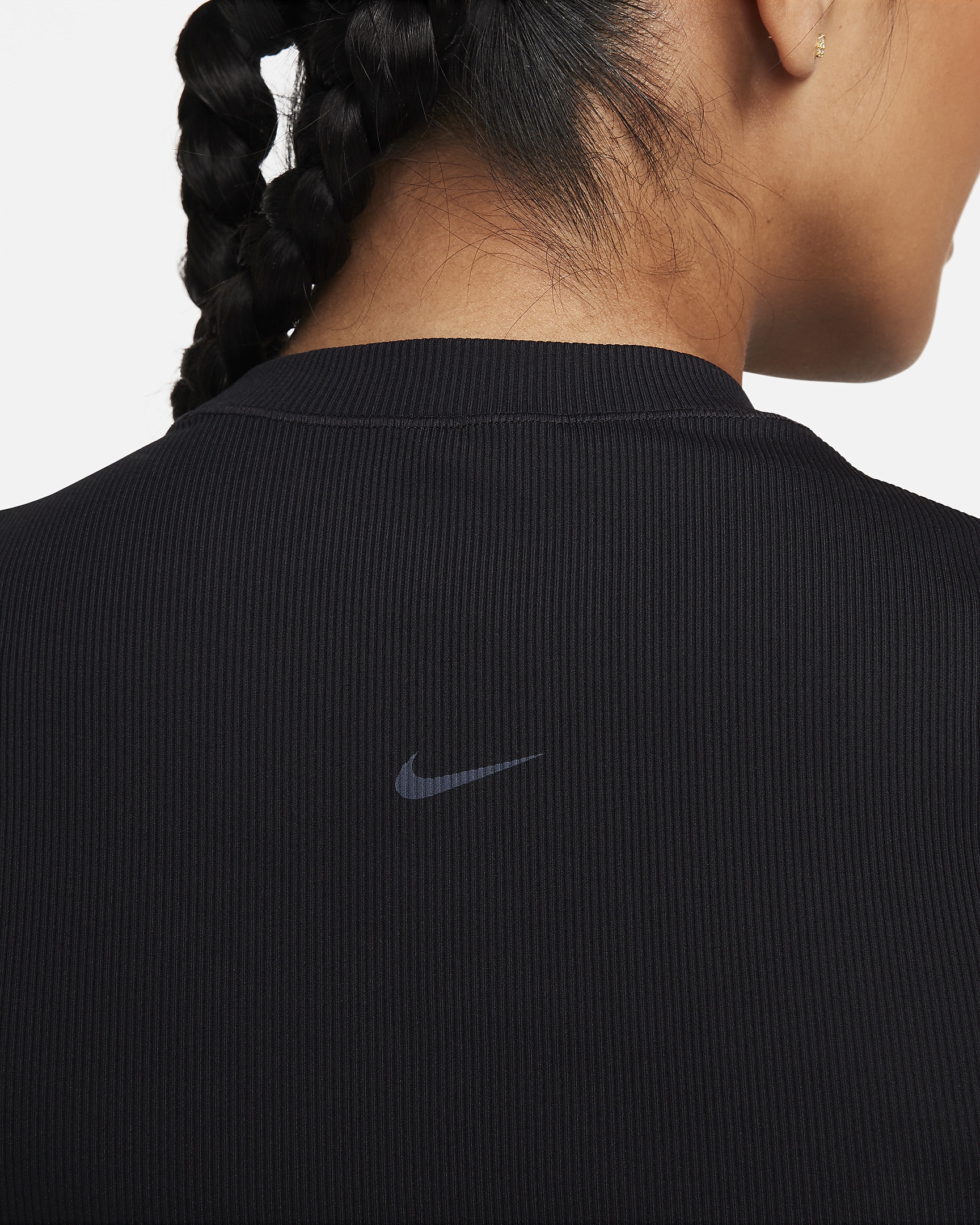 Nike Zenvy Rib Women's Dri-FIT Short-Sleeve Cropped Top - 4