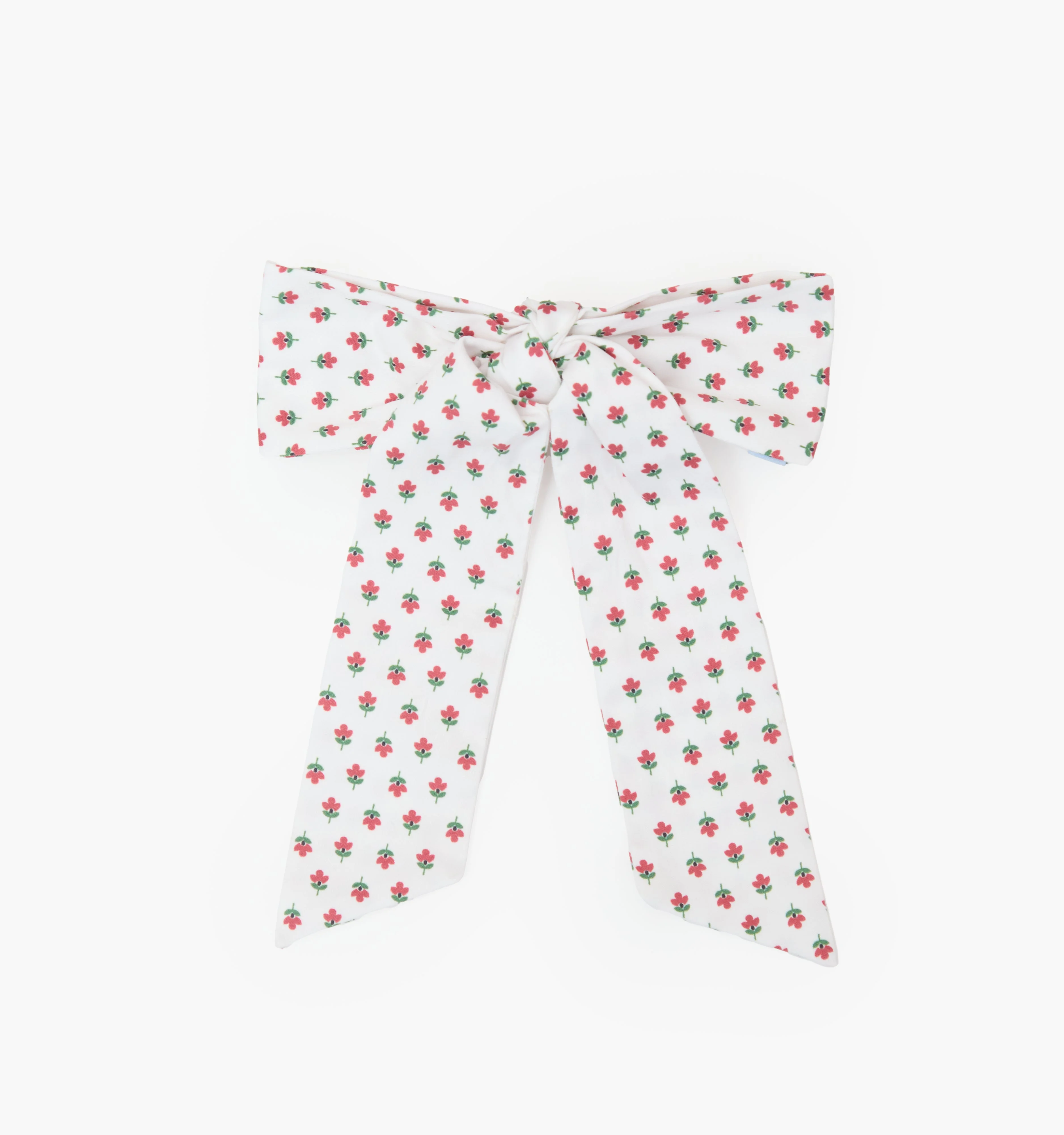 The Belle Bow - White Poppy Half Drop - 1