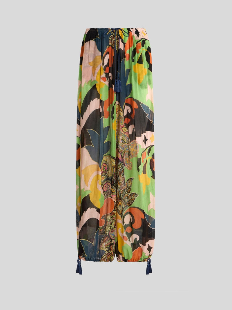 WIDE-LEG TROUSERS WITH FLORAL PAISLEY MOTIF 1