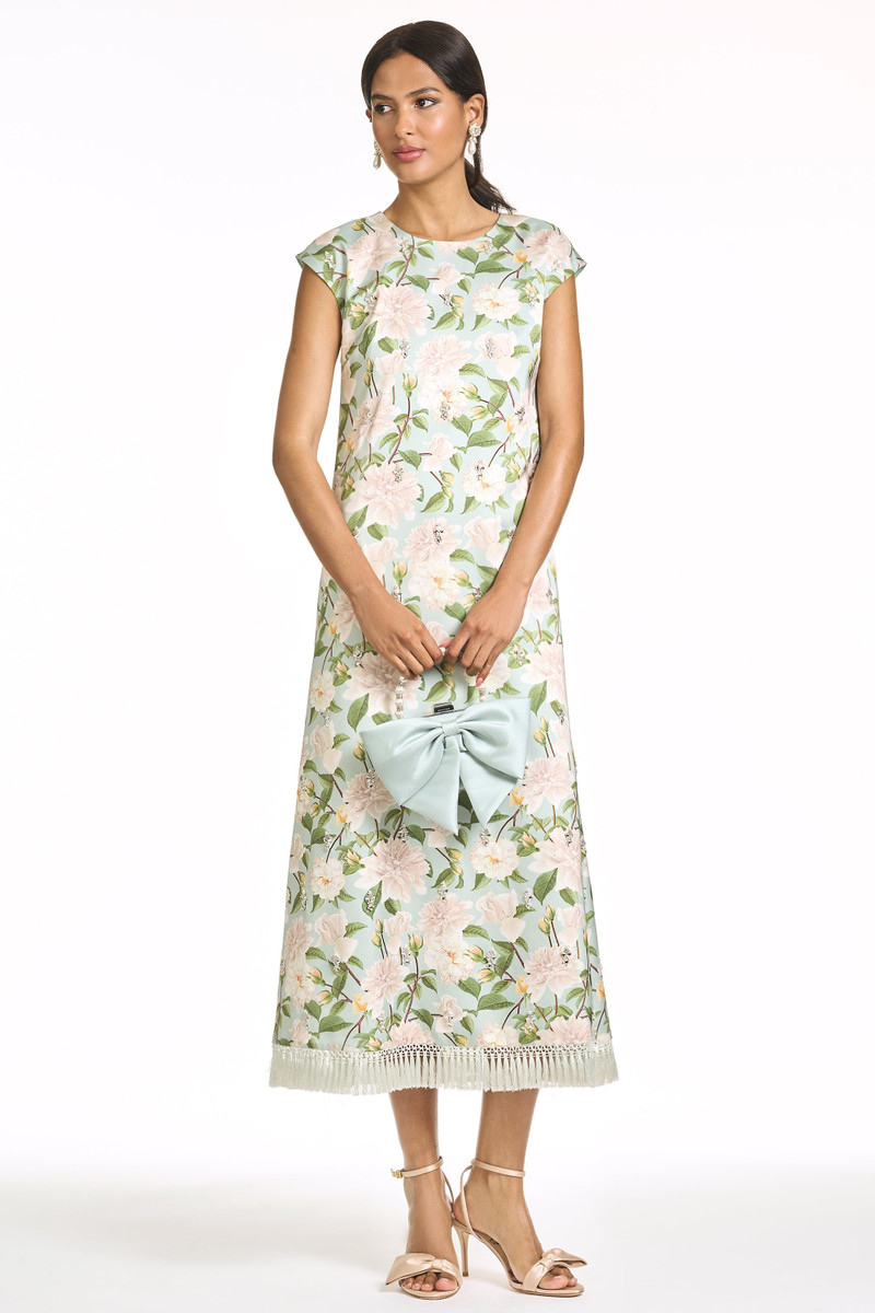SACHIN & BABI EMBELLISHED ANNETTE DRESS - CELADON SWEETBRIAR outlook