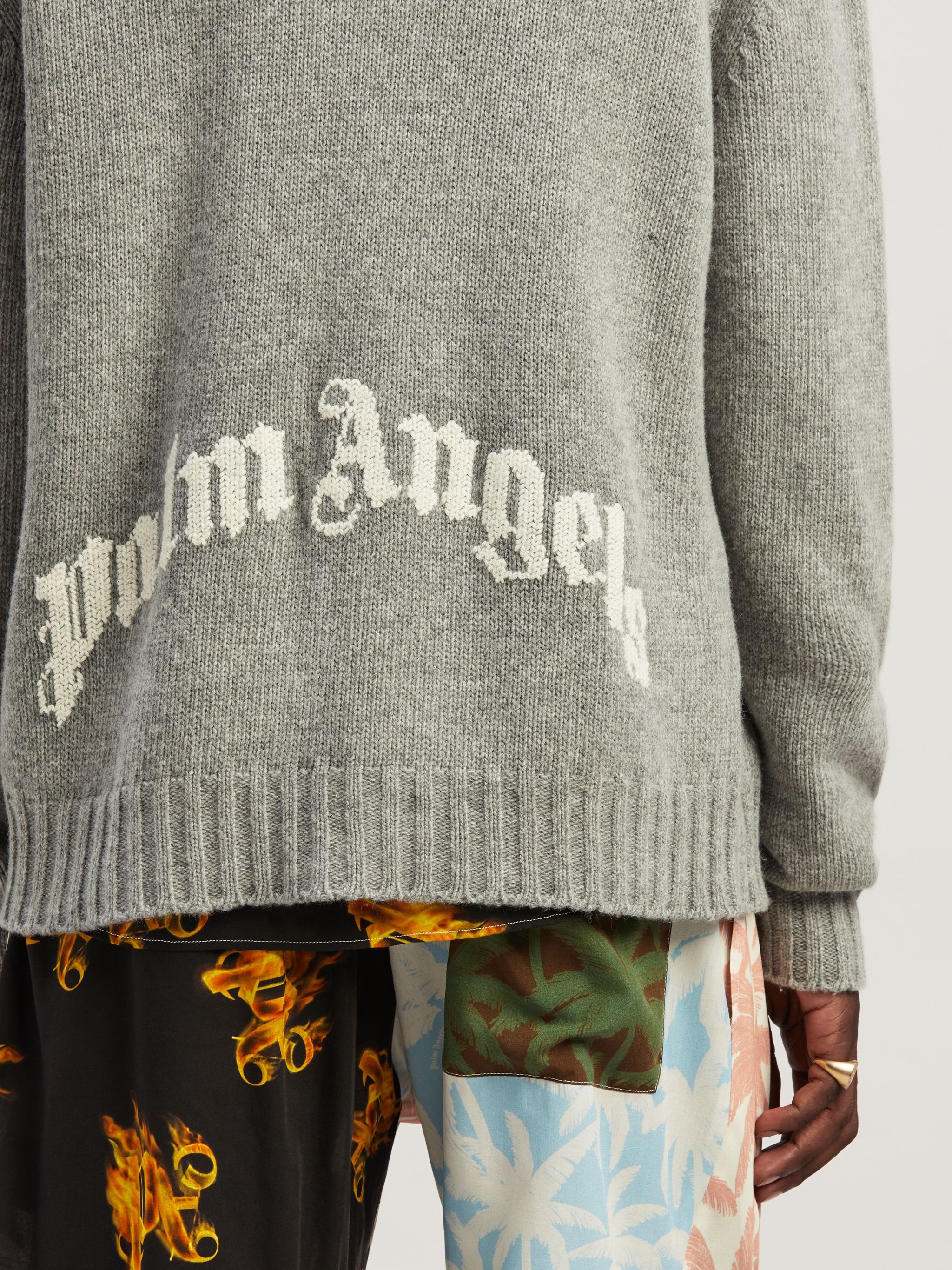 Curved Logo Cardigan - 6