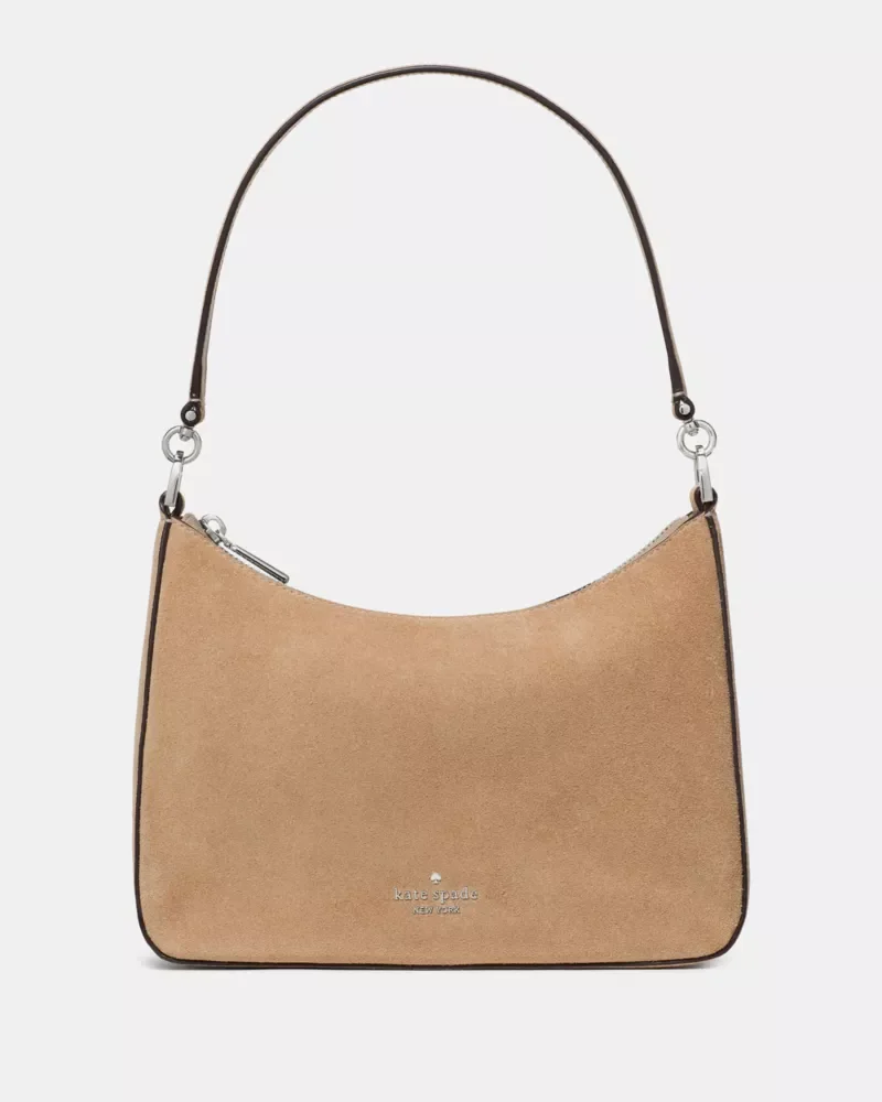 Margot Suede Medium Shoulder Bag - 1