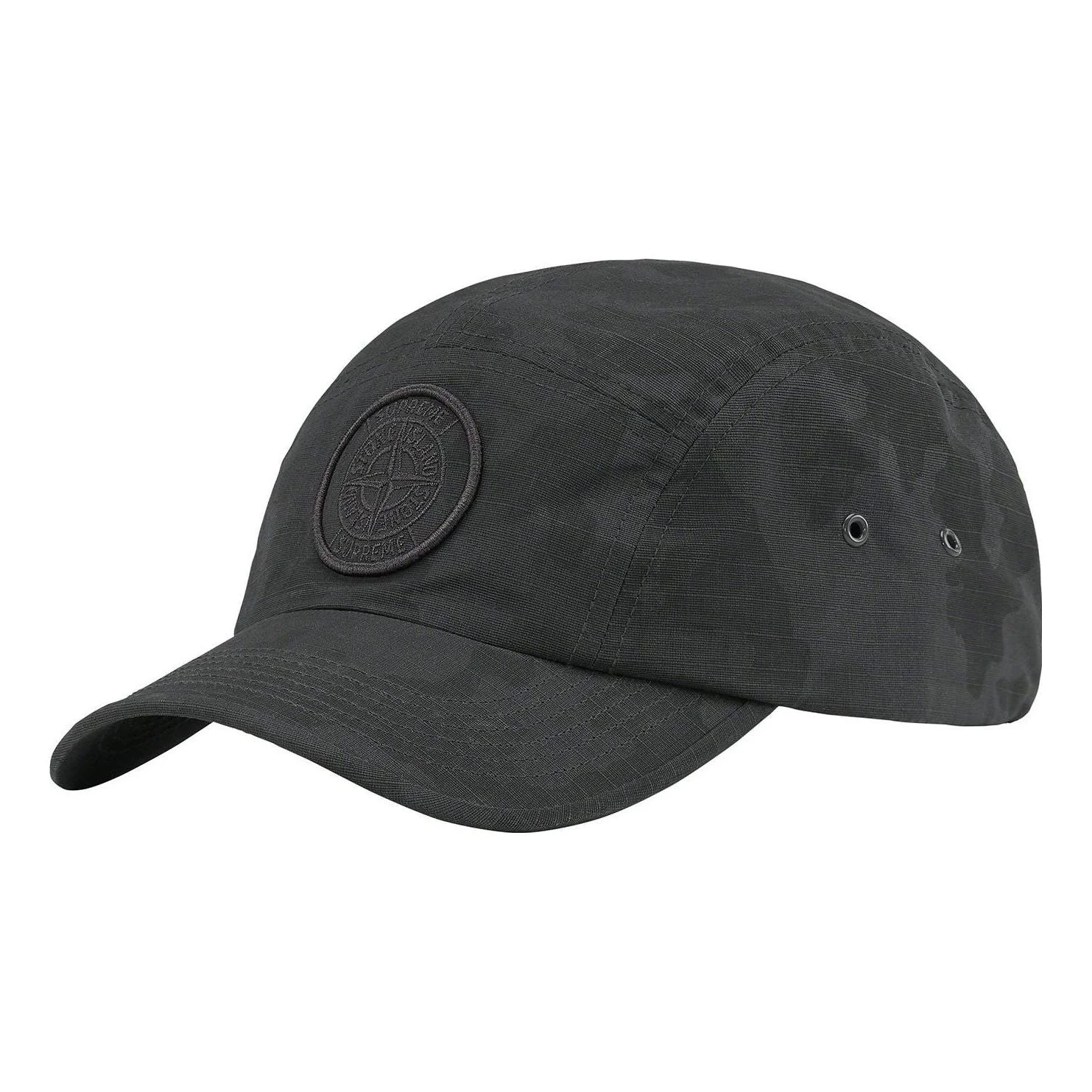 Supreme x Stone Island Reactive Ice Ripstop Camp Cap 'Black' SUP-SS22-775 - 1