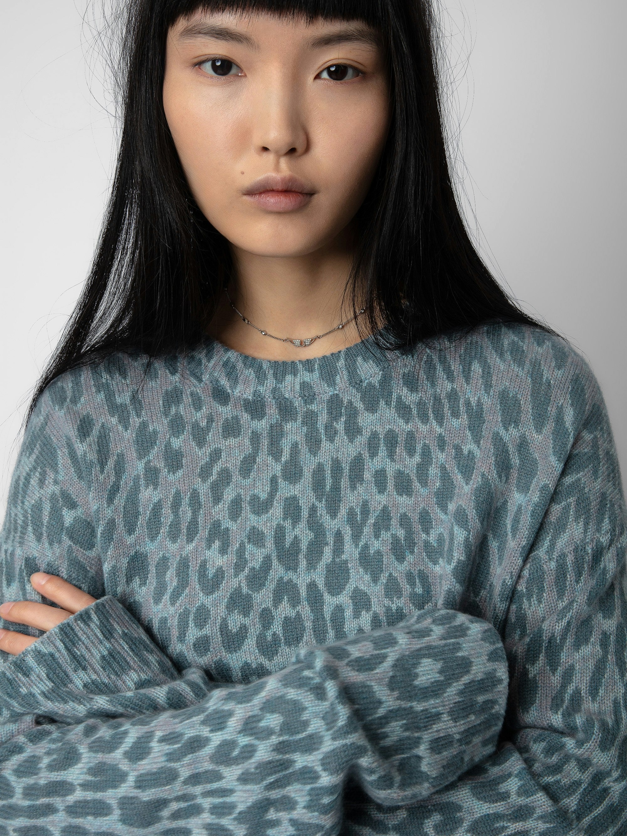Markus Leopard Cashmere Sweater - 5