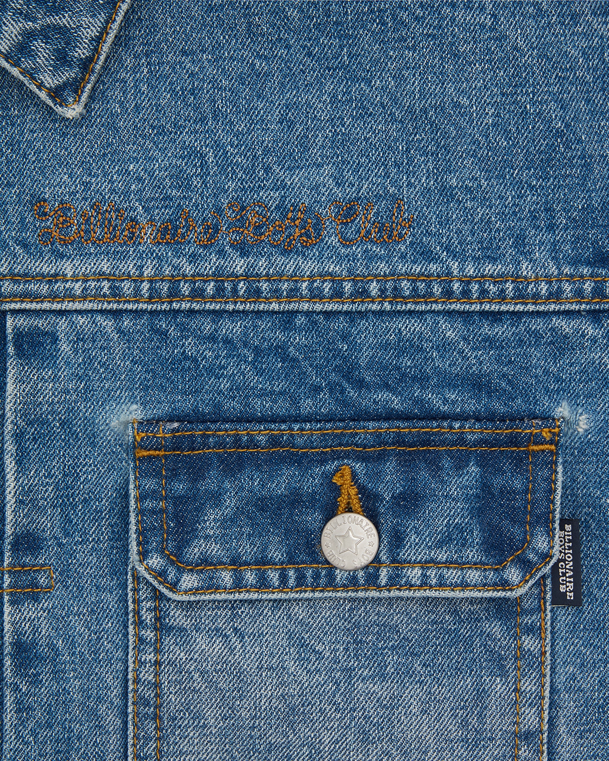 SCRIPT LOGO DENIM JACKET - 5