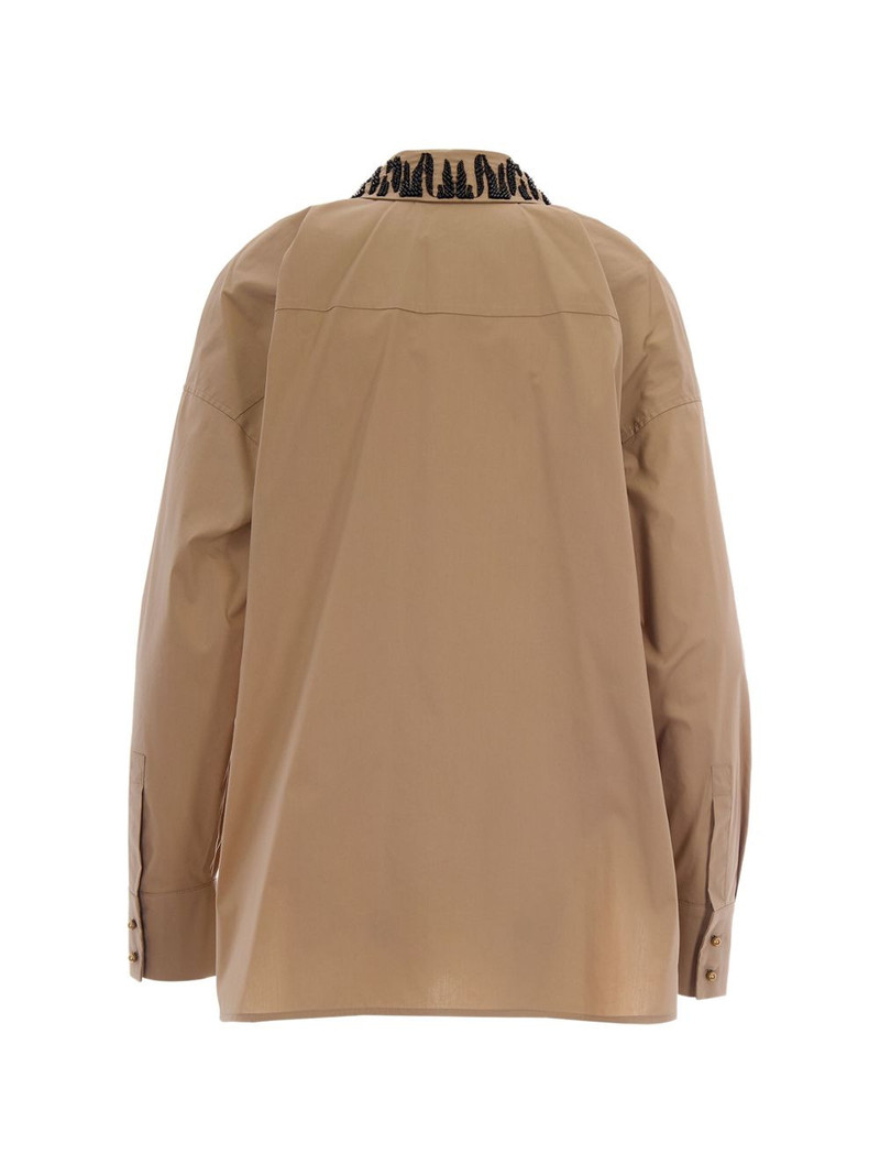 Max Mara detailed-collar cotton shirt outlook
