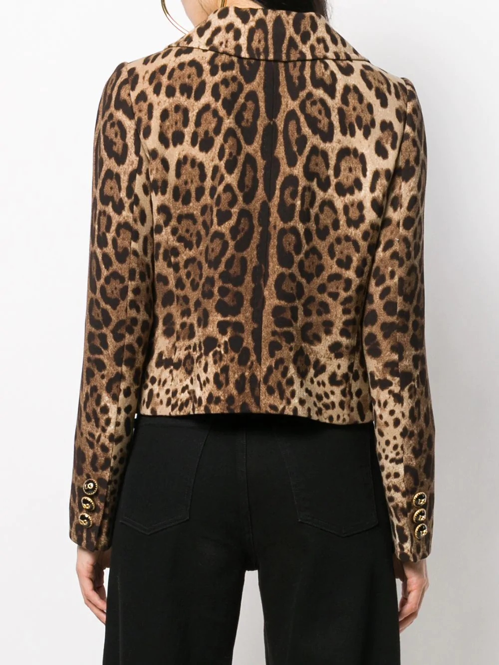 leopard print jacket - 4