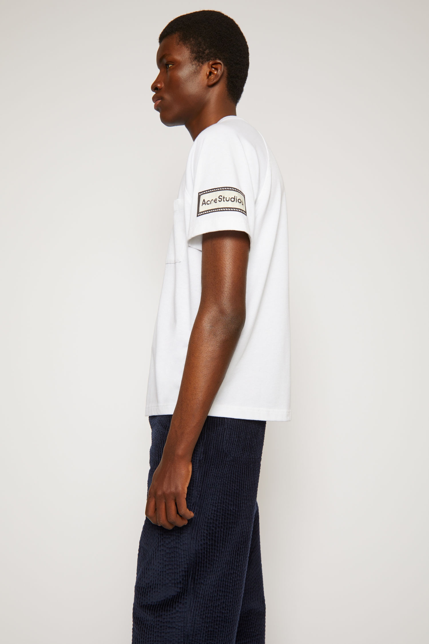 Reverse label t-shirt optic white - 3