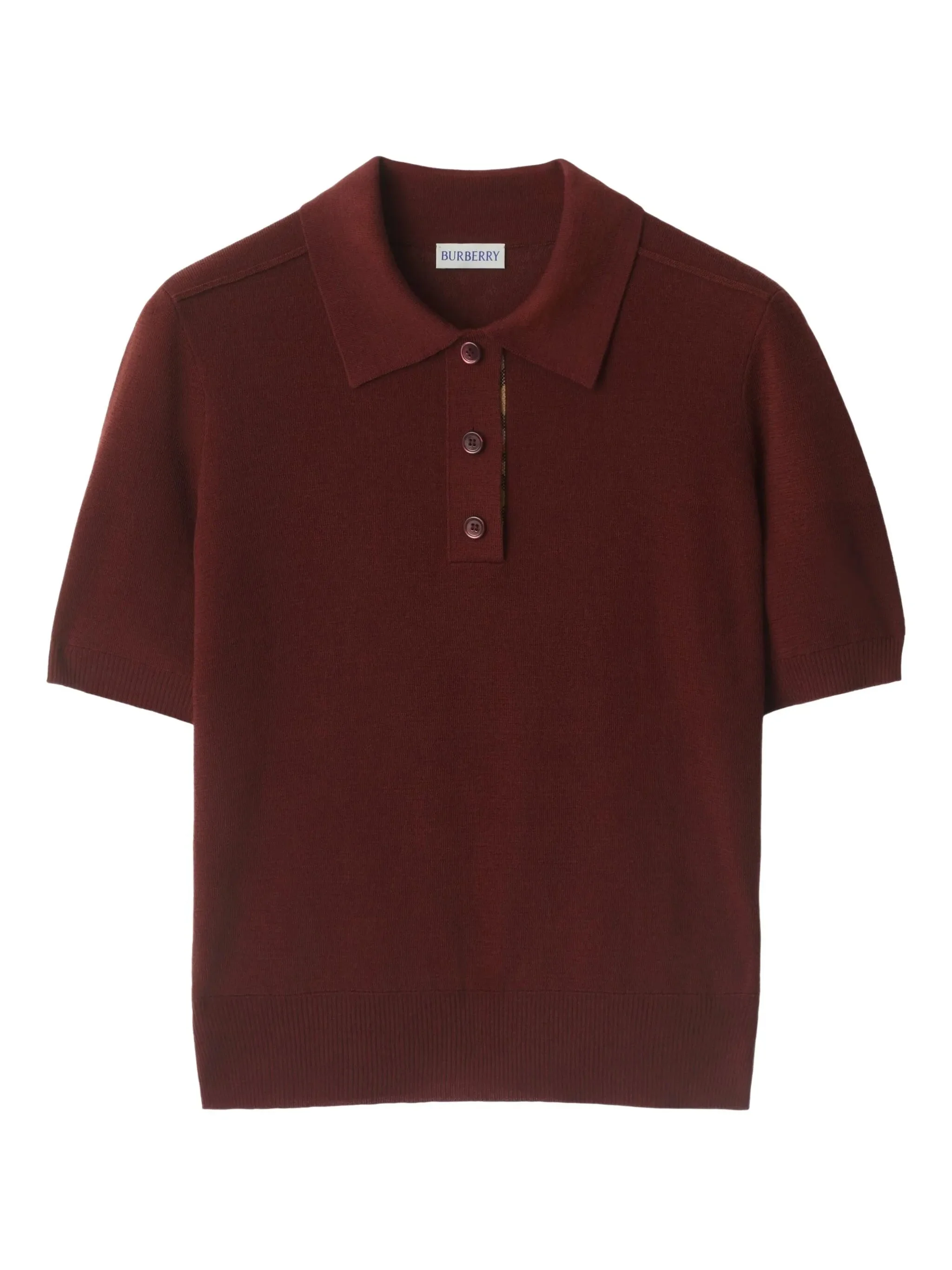 wool polo shirt - 1