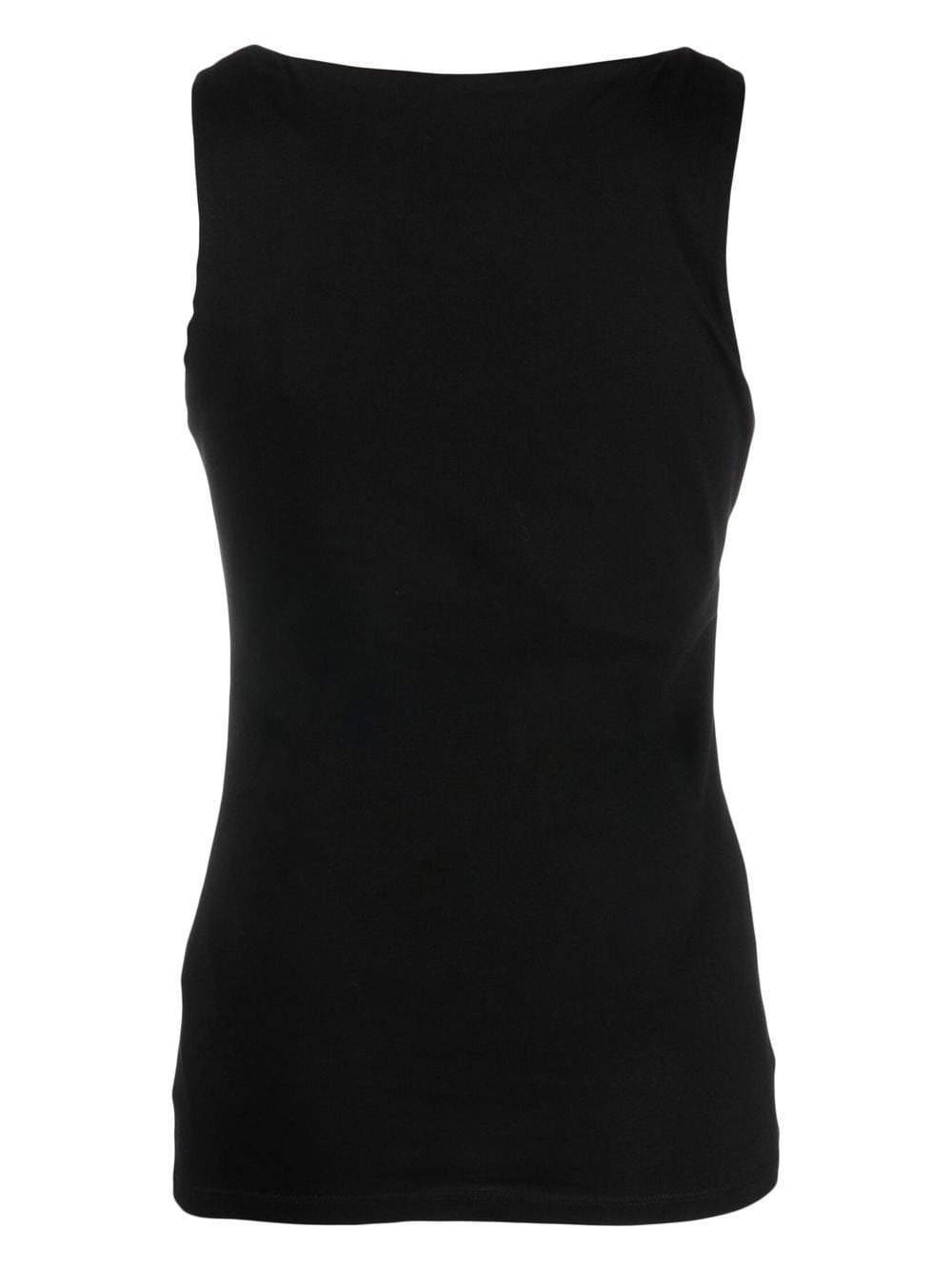 embroidered logo vest top - 2
