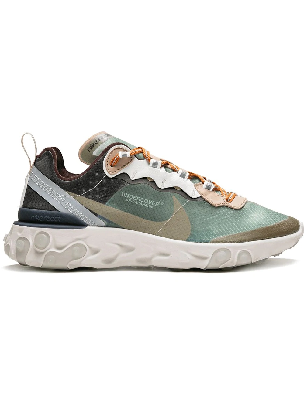 x Undercover React Element 87 "Green Mist" sneakers - 1