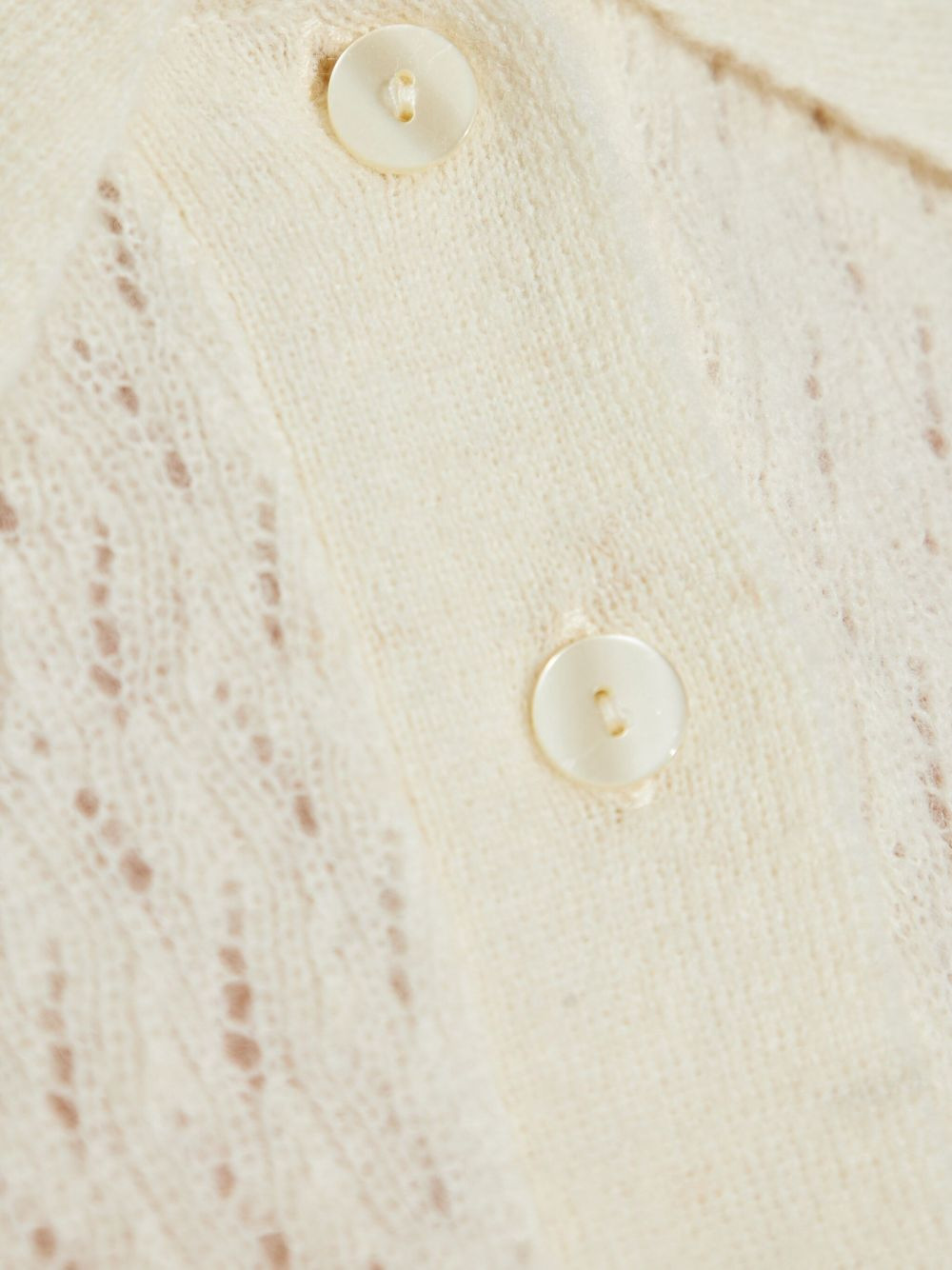 open-knit polo shirt - 5