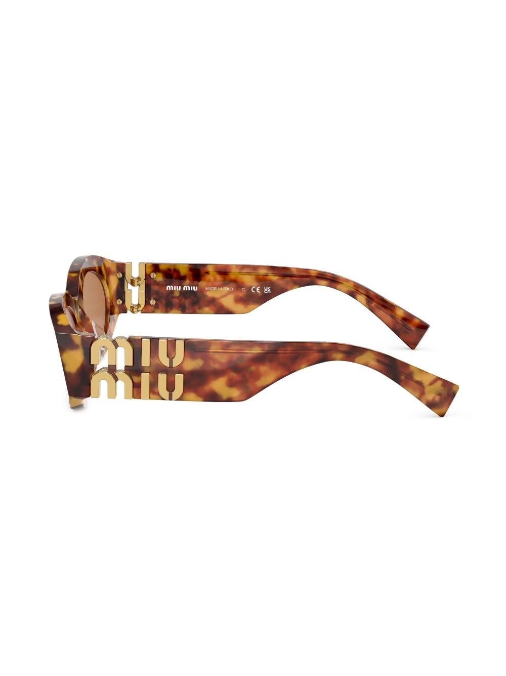 tortoiseshell cat-eye sunglasses - 3