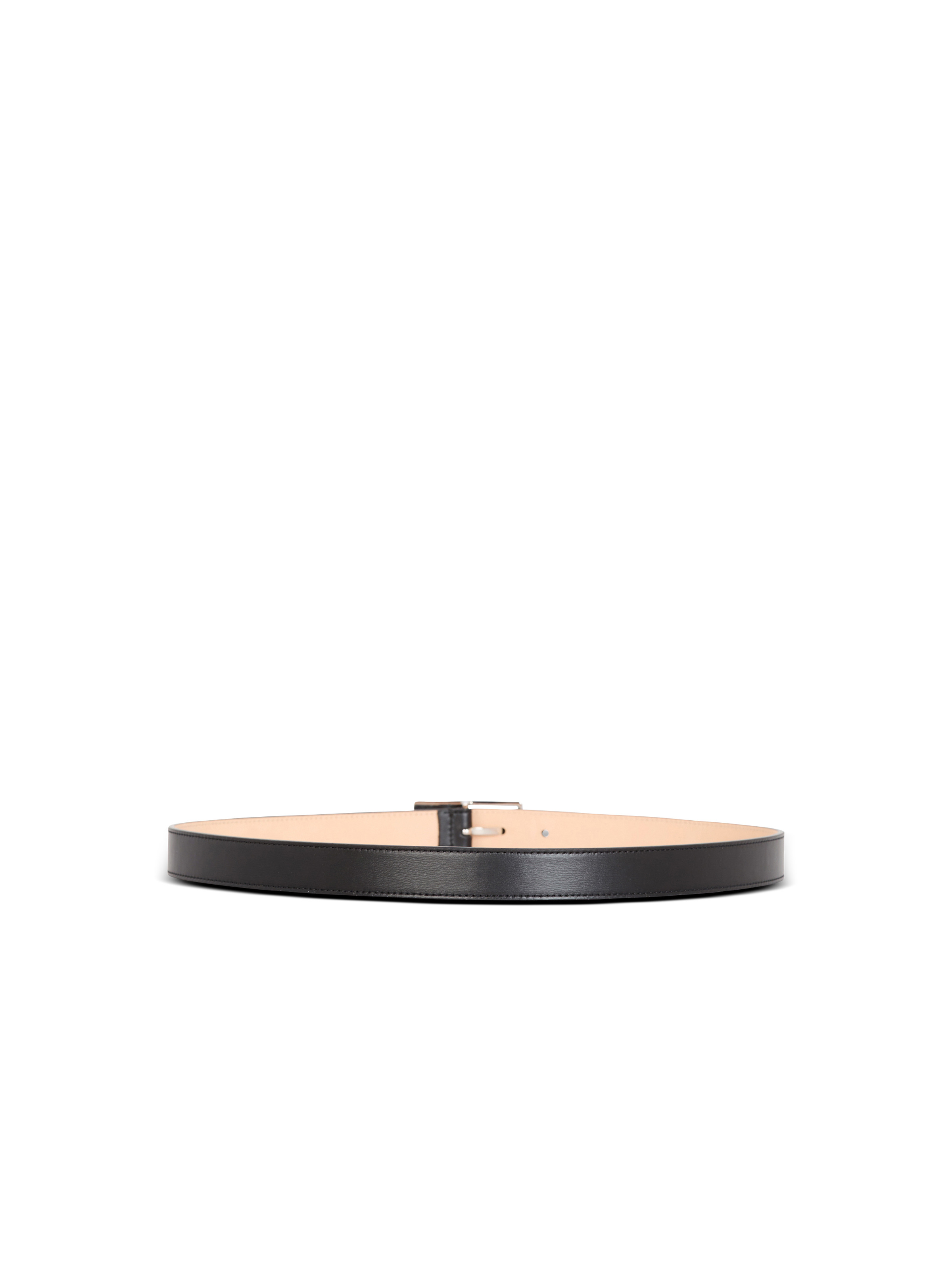 Thin Signature calfskin belt - 3