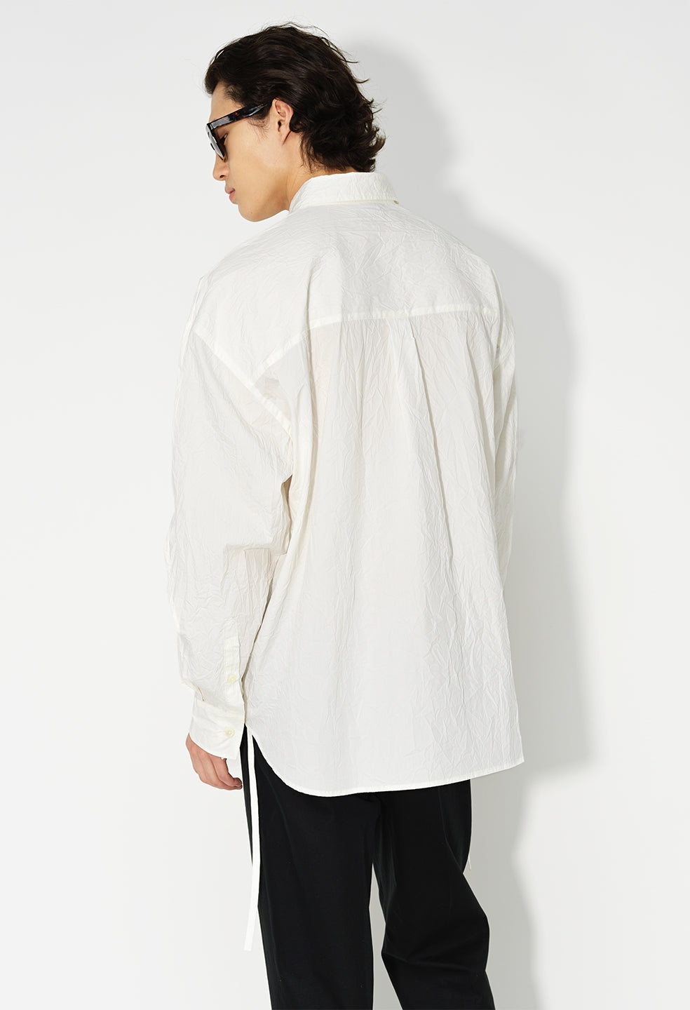 CRINKLED KIMONO SHIRT - 7