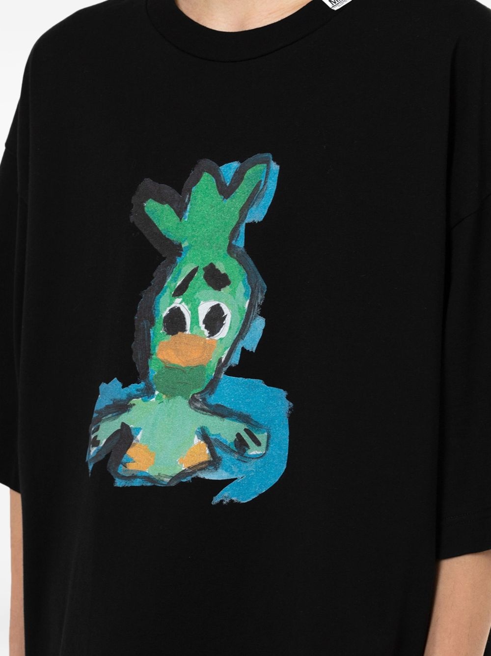 Leon duck-print T-shirt - 4