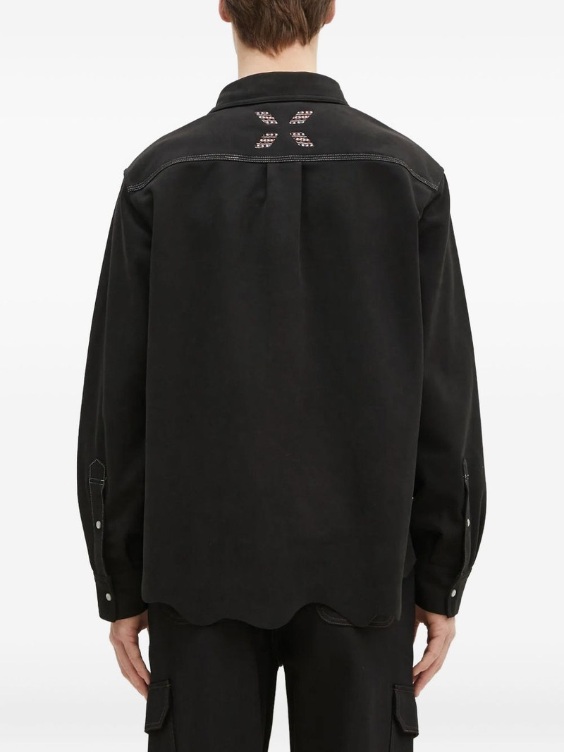 embroidered yoke shirt 3