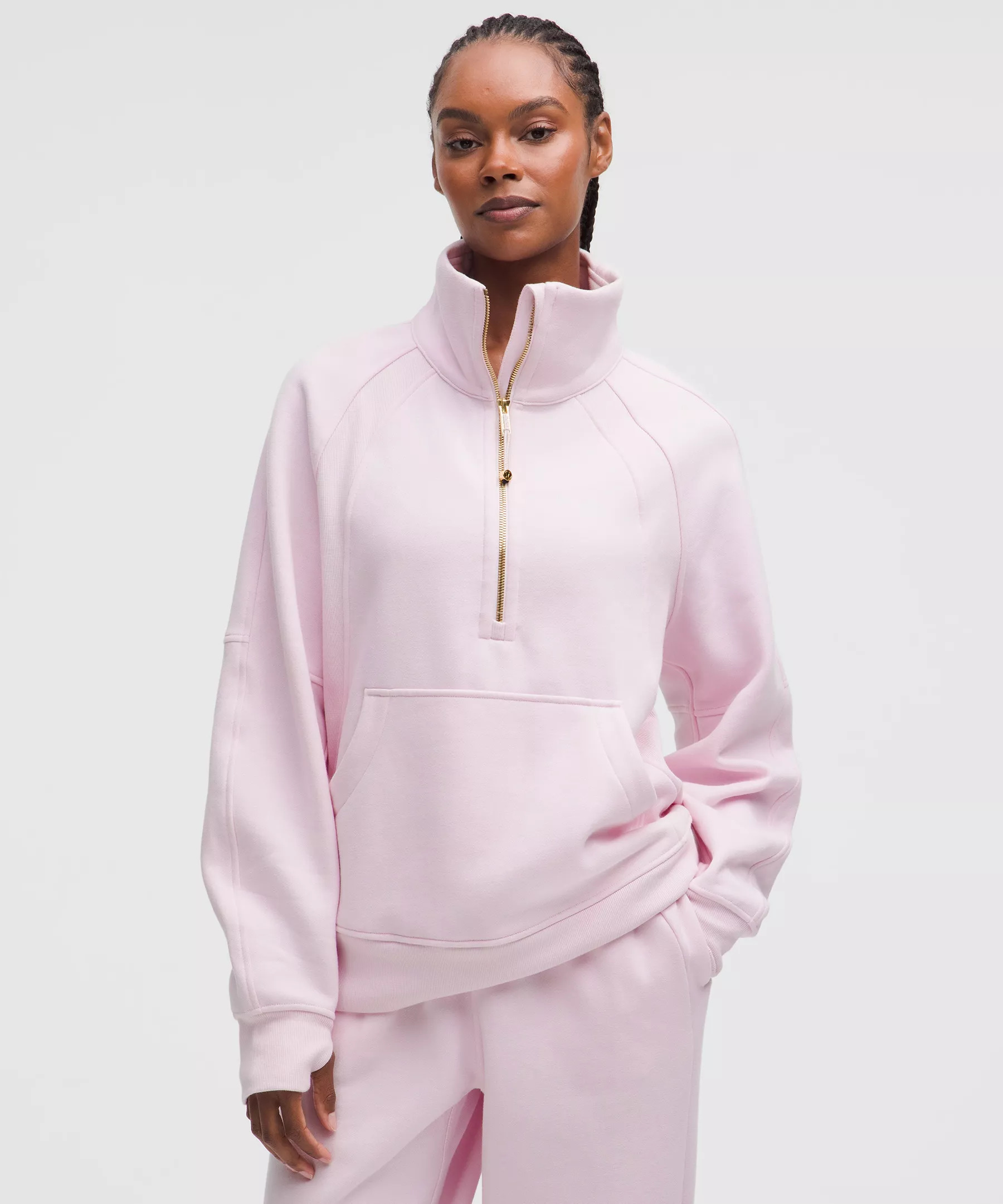 Scuba Oversized Funnel-Neck Half Zip *Long - 1