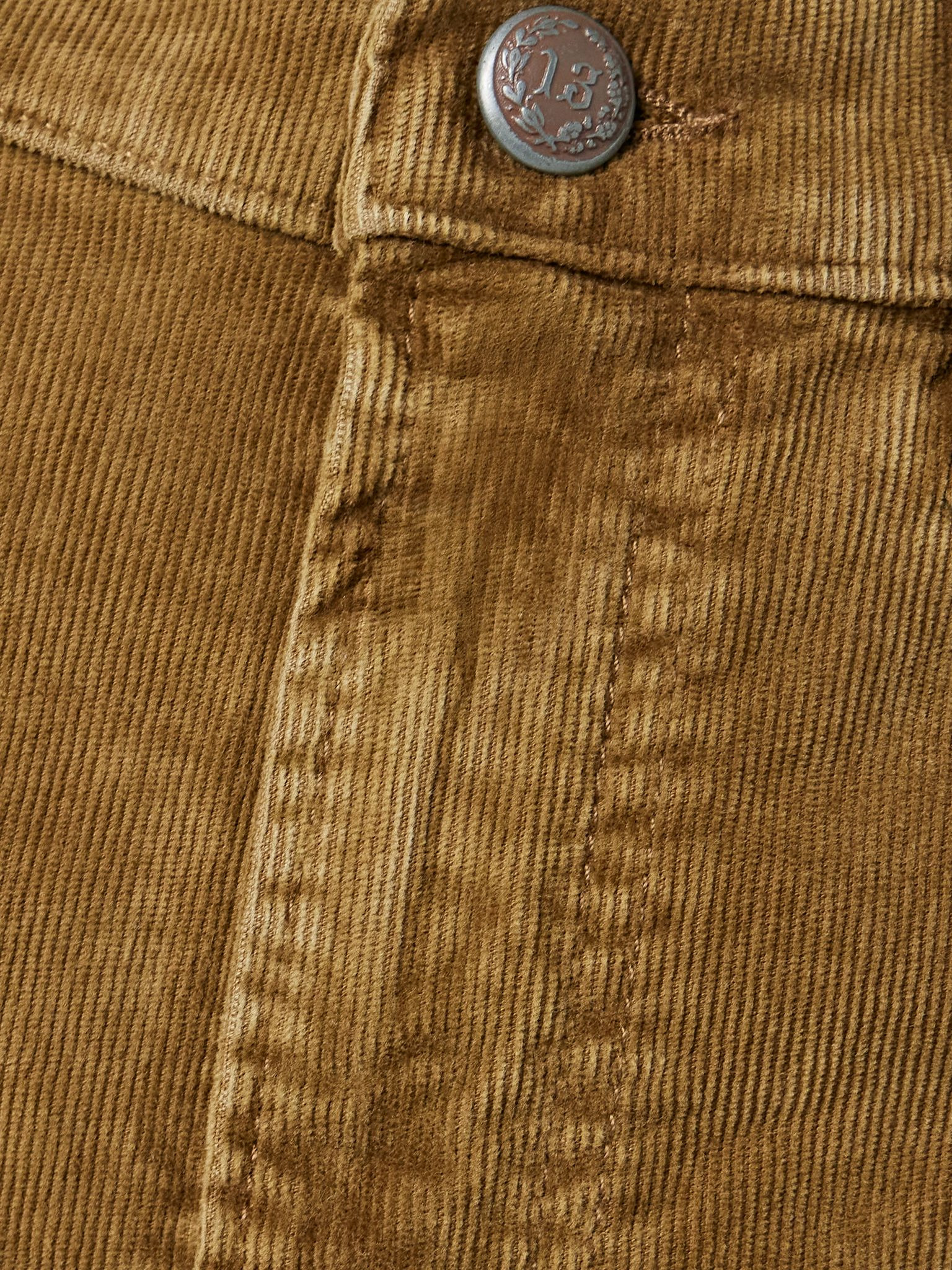 Charlotte high-rise flared cotton-blend corduroy jeans Brown - 5