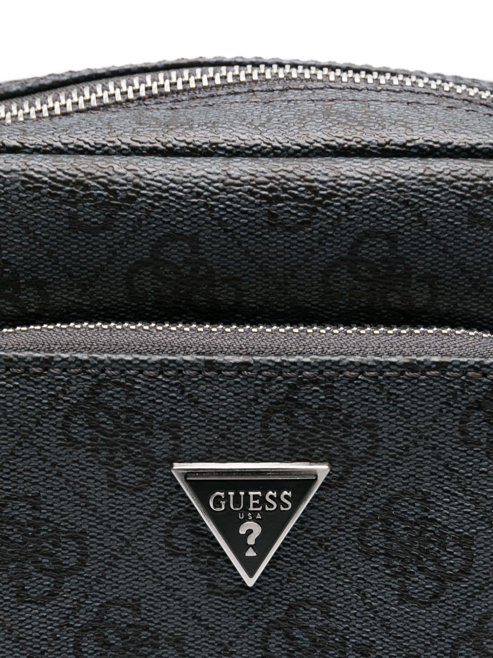 logo-plaque messenger bag - 4