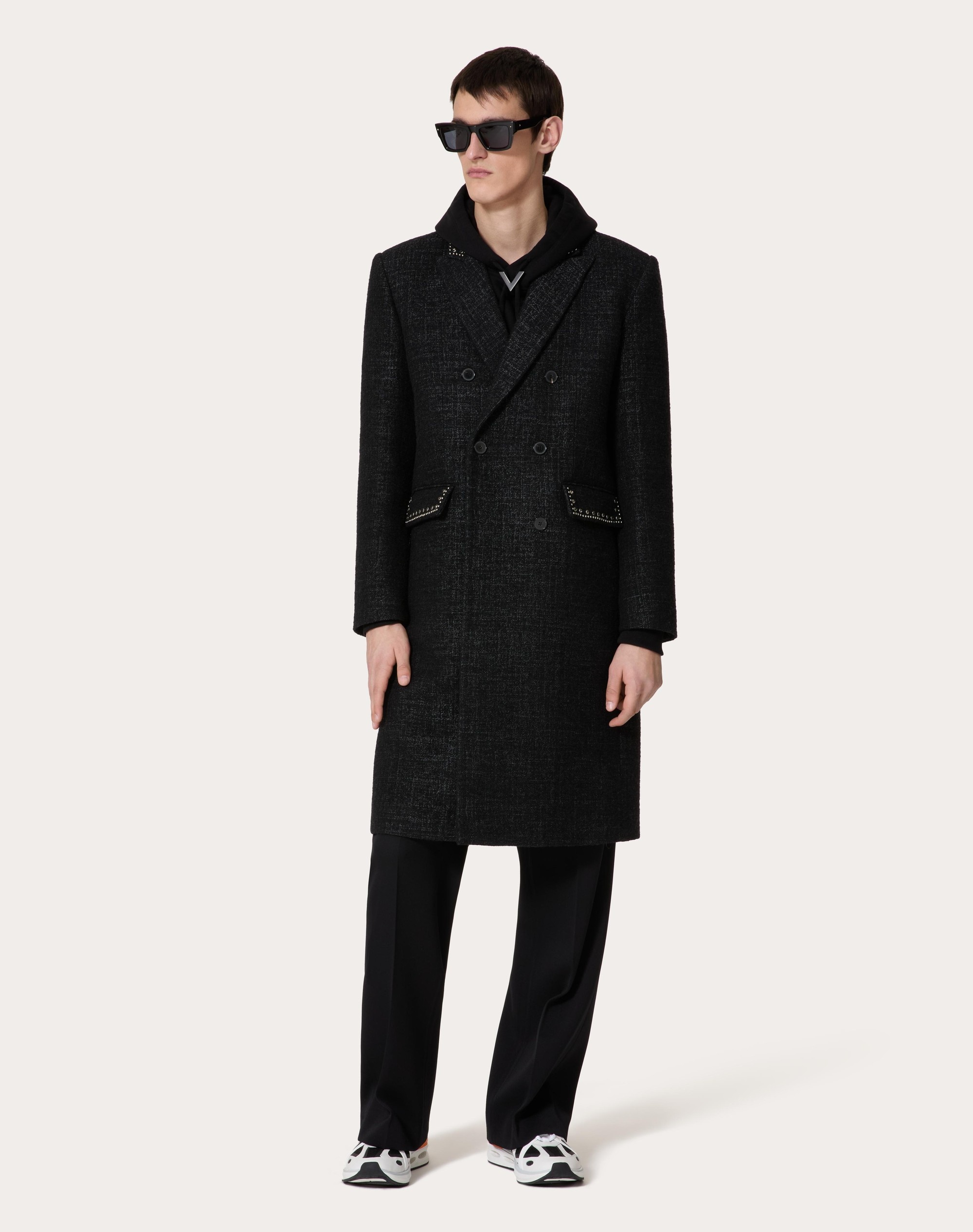コートその他 VALENTINO COAT (5V3CAD62A9H 113) VALENTINO GARAVANI | コート ブラック メンズ | YOOX