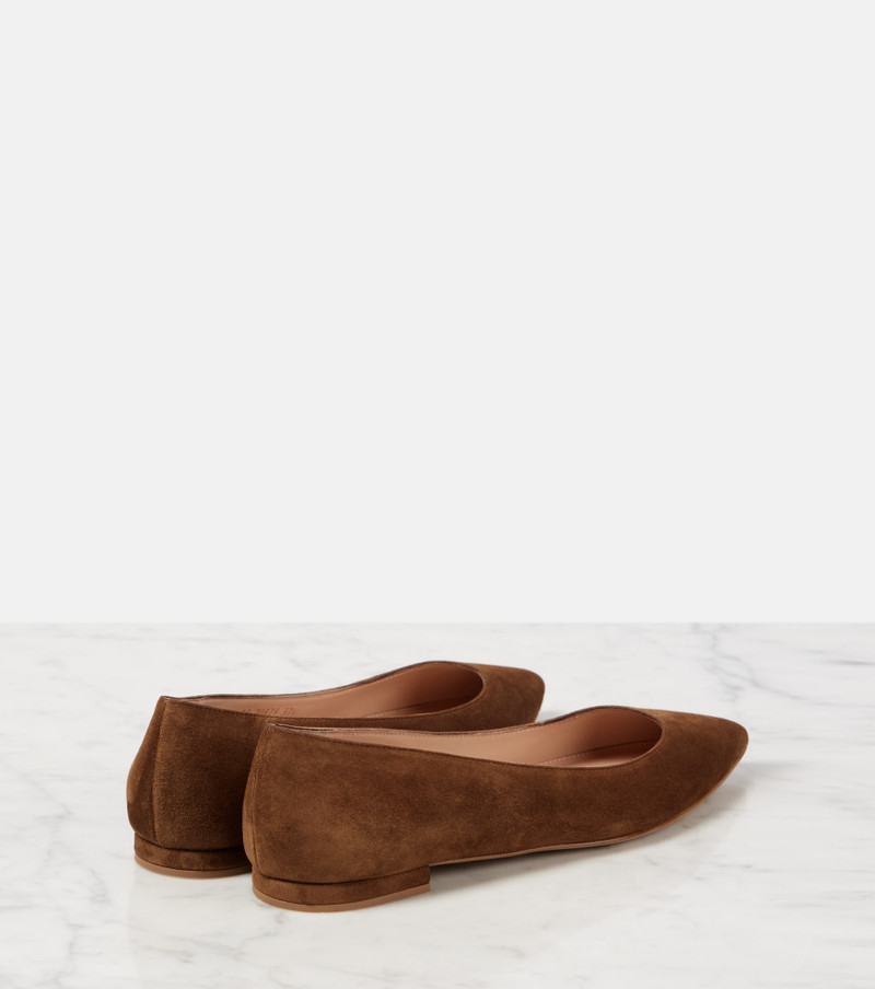 Gianvito Rossi Gianvito suede ballet flats outlook