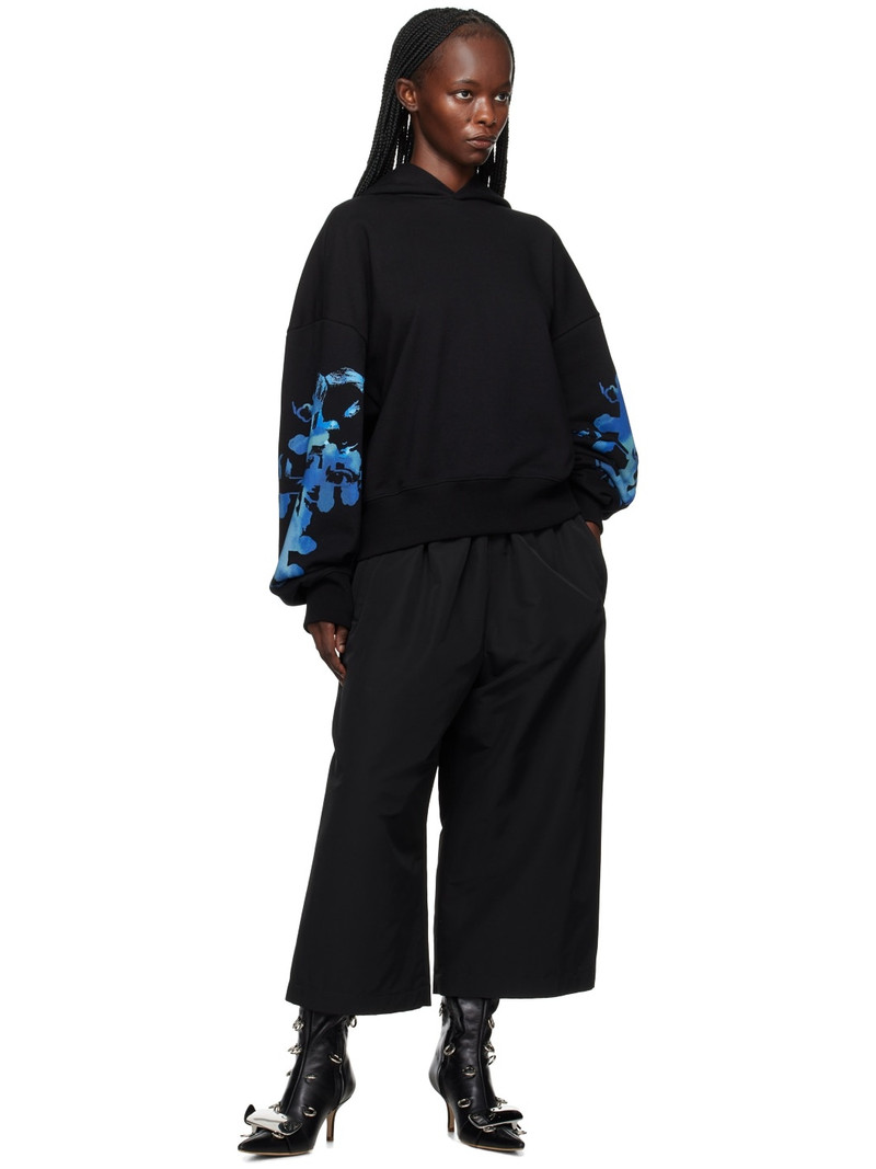 Black Printed Hoodie 4