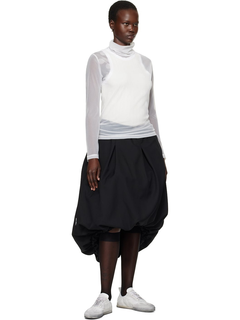 Y's White Long Sleeve Turtleneck outlook