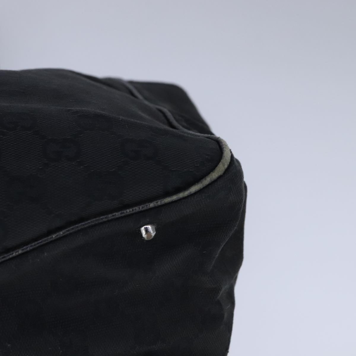 GUCCI GG Canvas Tote Bag Canvas Black - 11