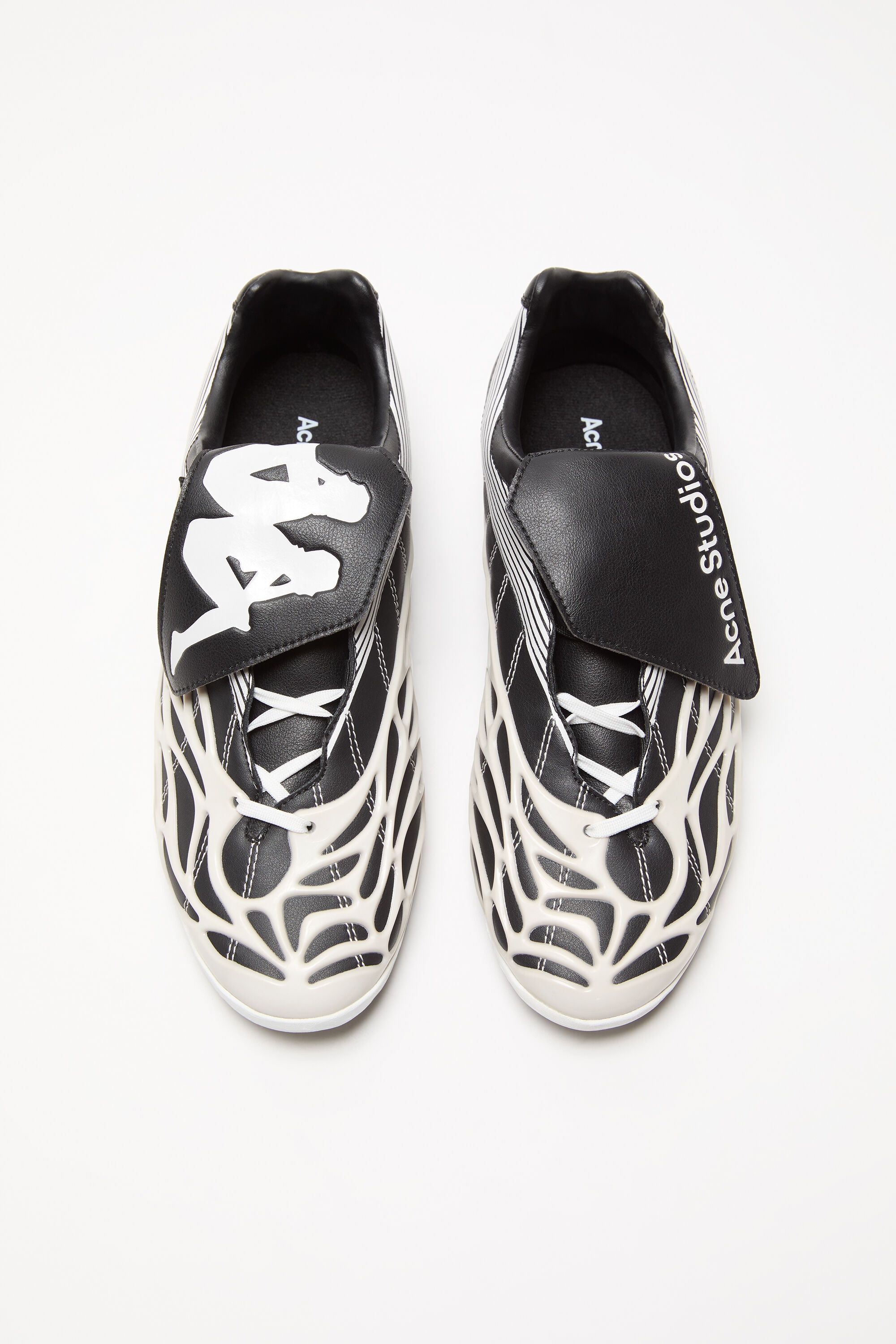 Lace-up sneakers - Acne Studios x Kappa - Black/white - 4