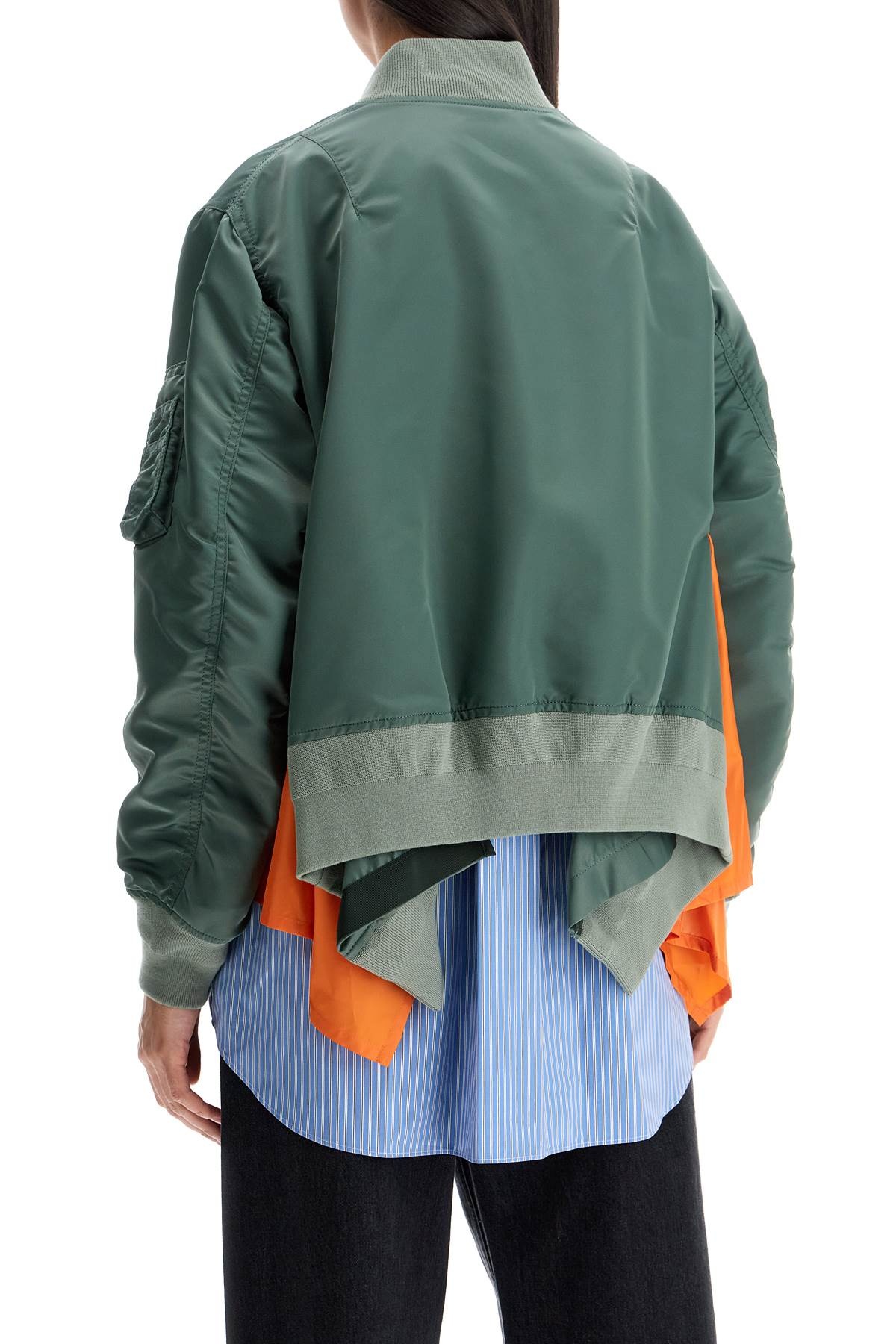 Bomber In Nylon Con Inserti - 3