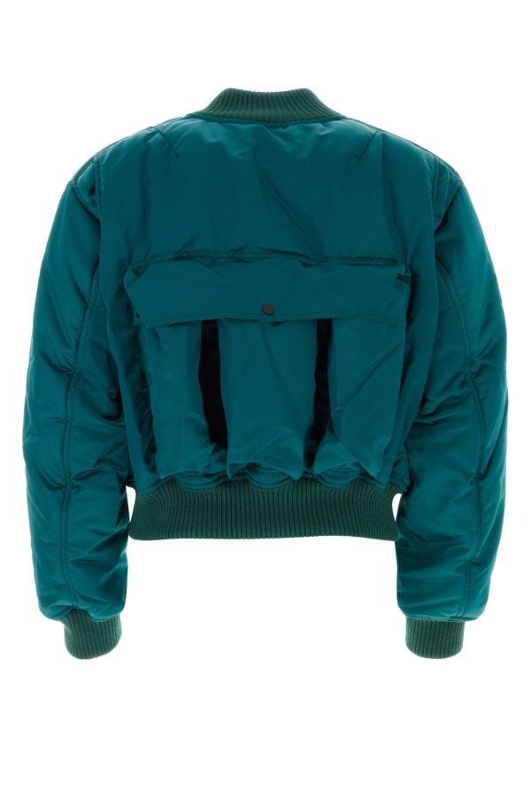 Petrol blue bomber jacket - 2