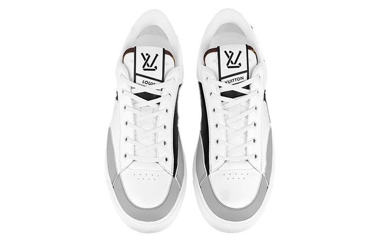 LOUIS VUITTON LV Charlie Sneakers 'Grey Black' 1A9JN6 - 3