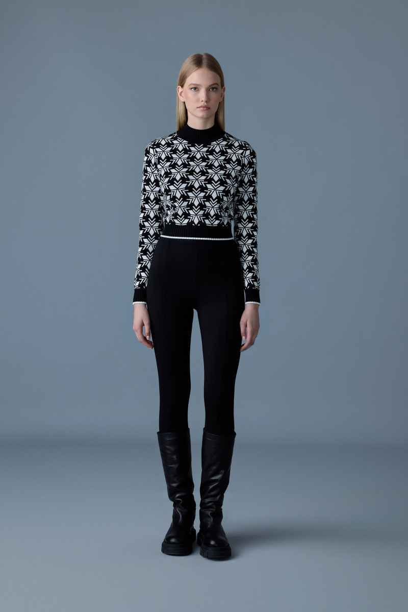 MACKAGE LAN-SF Snowflake Jacquard knit top outlook