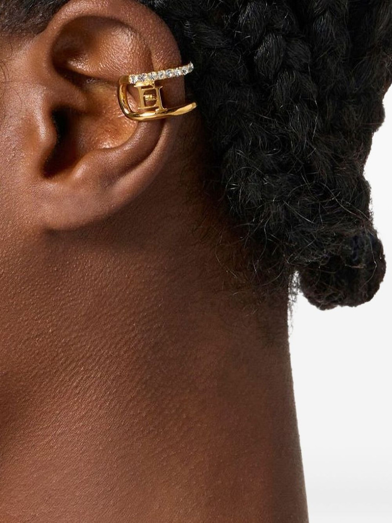 ELISABETTA FRANCHI crystal-embellished earrings outlook