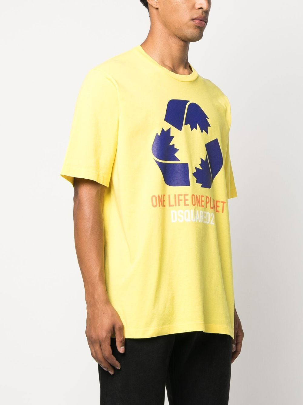 logo-print short-sleeved T-shirt - 3