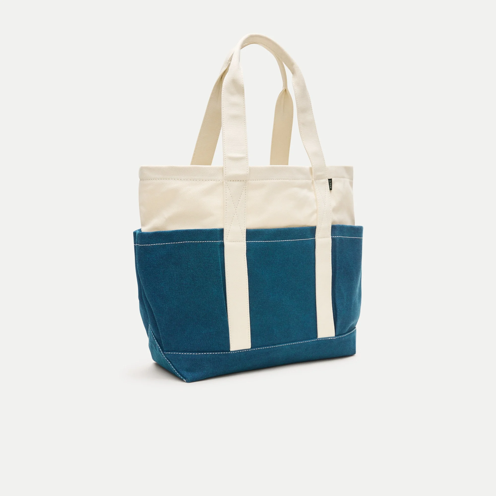 Medium Seaport tote bag in washed canvas - 1