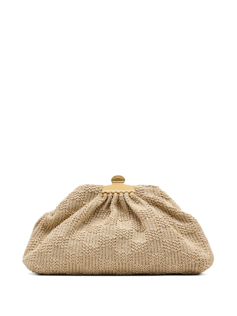 medium The Summer Glam woven clutch bag 1