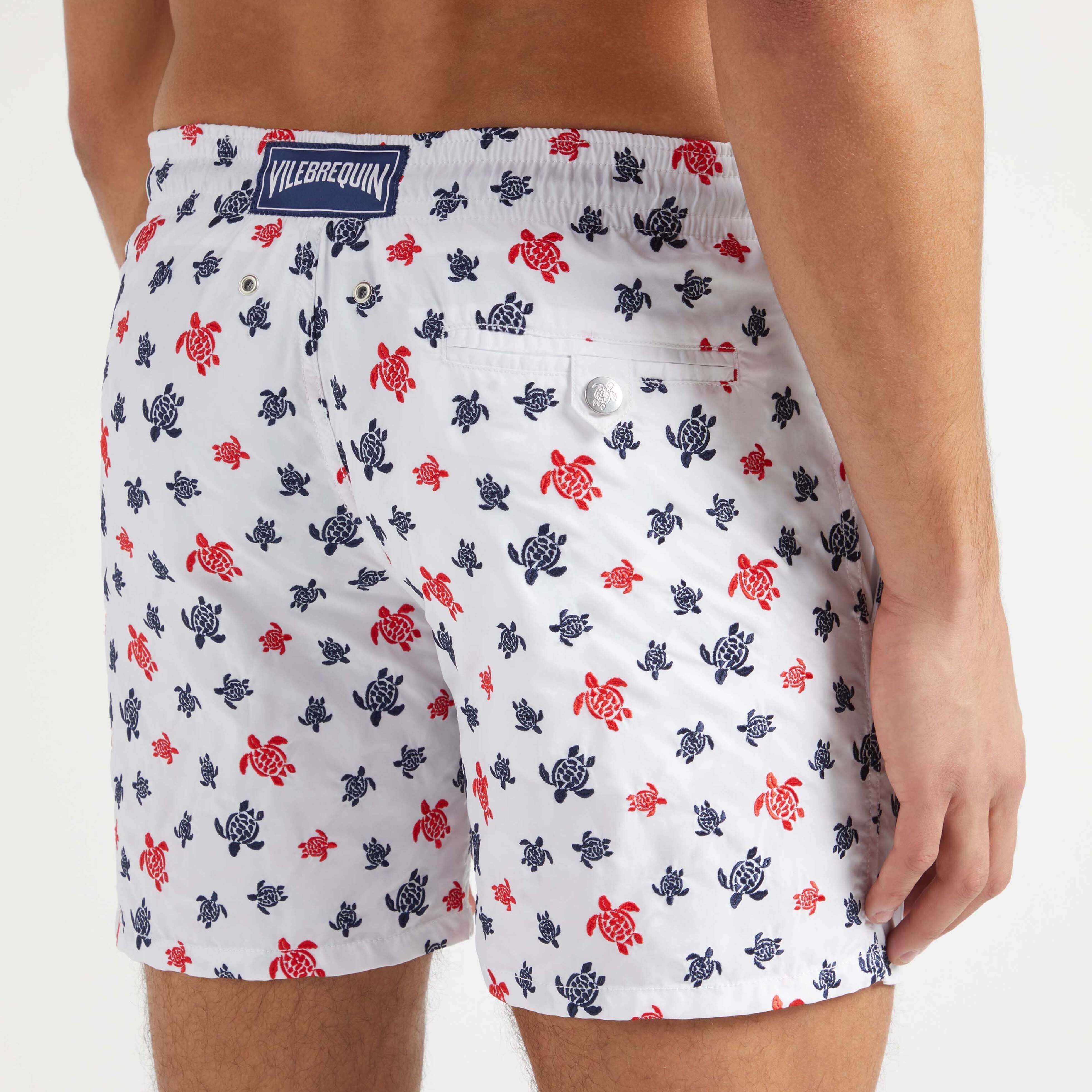 Men Swim Trunks Embroidered Micro Ronde des tortues - Limited Edition - 6