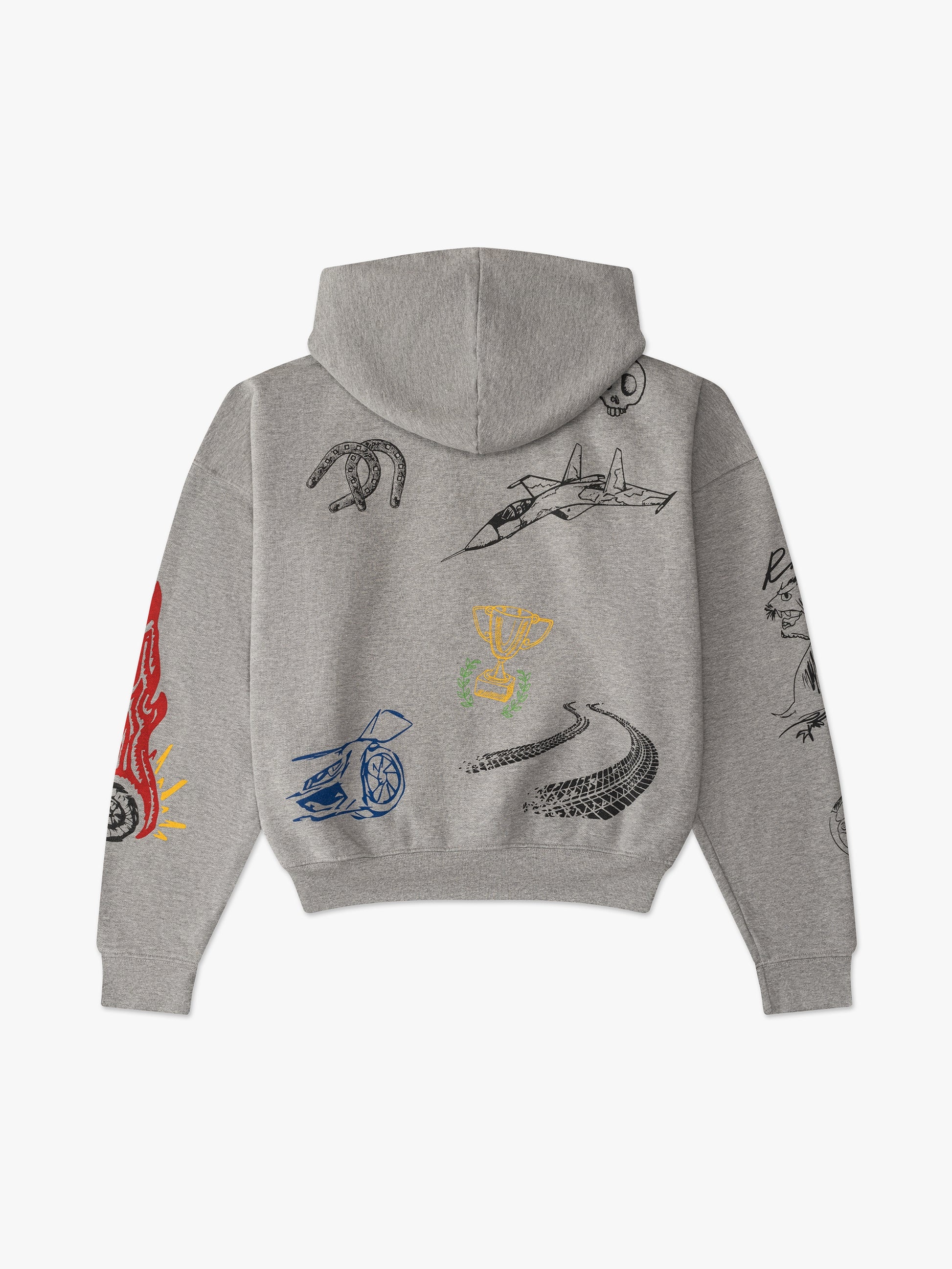 RHUDE SCRIBBLE HOODIE - 2