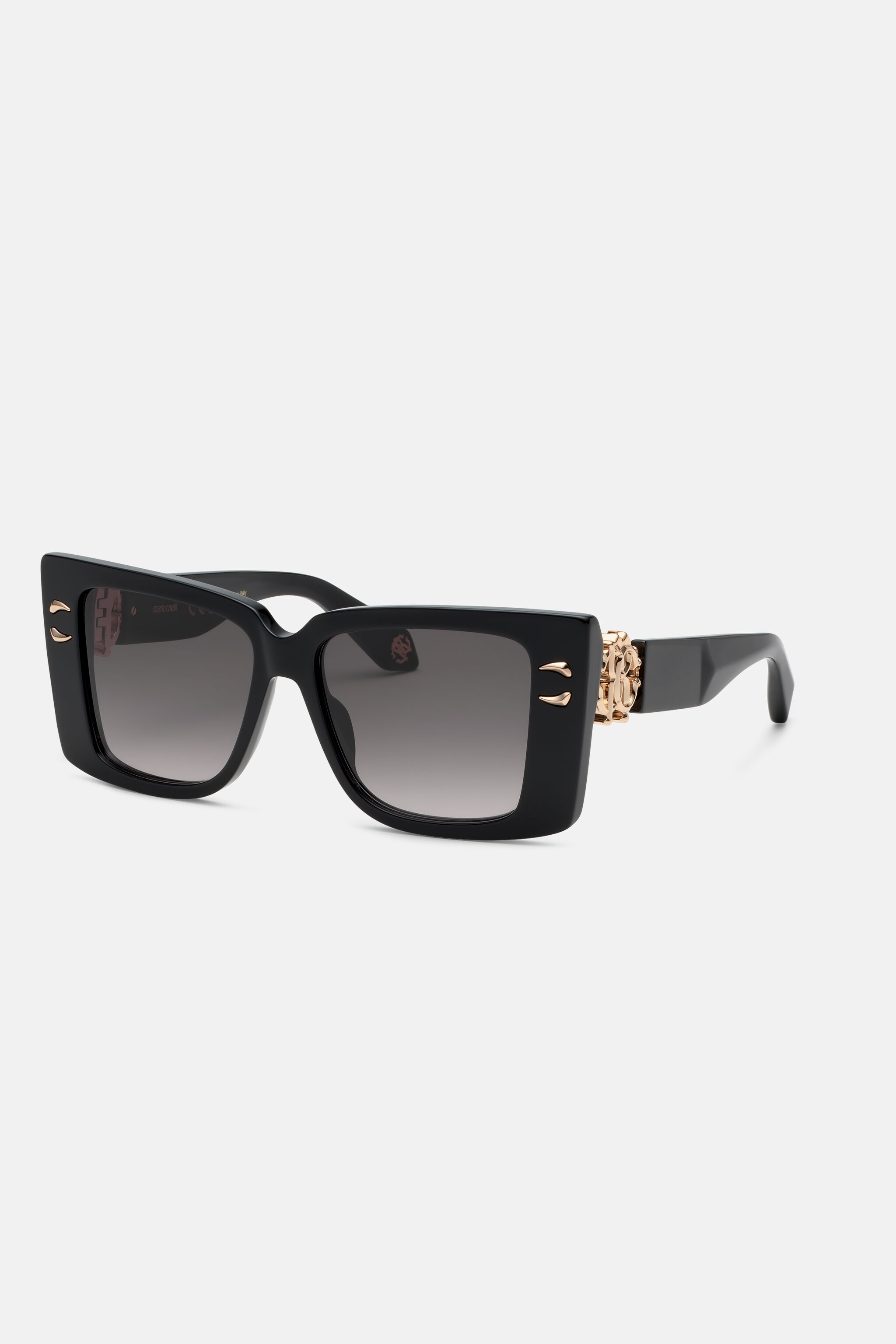 Sunglasses with wide rectangualr front with fangs - 3