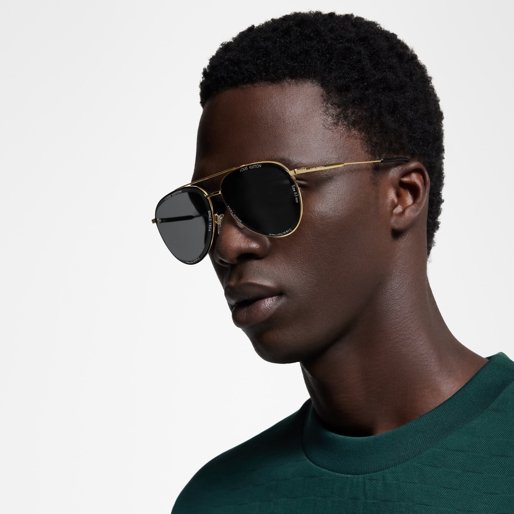 LV Super Vision Metal Pilot Sunglasses - 5
