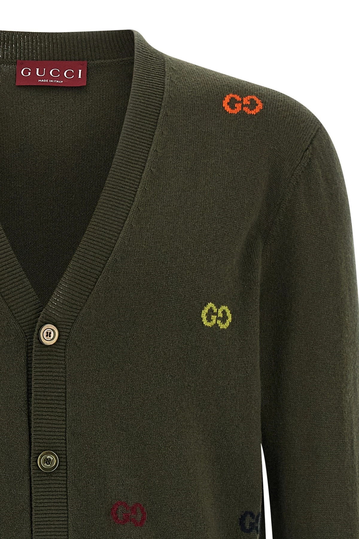 GG intarsia cardigan - 3