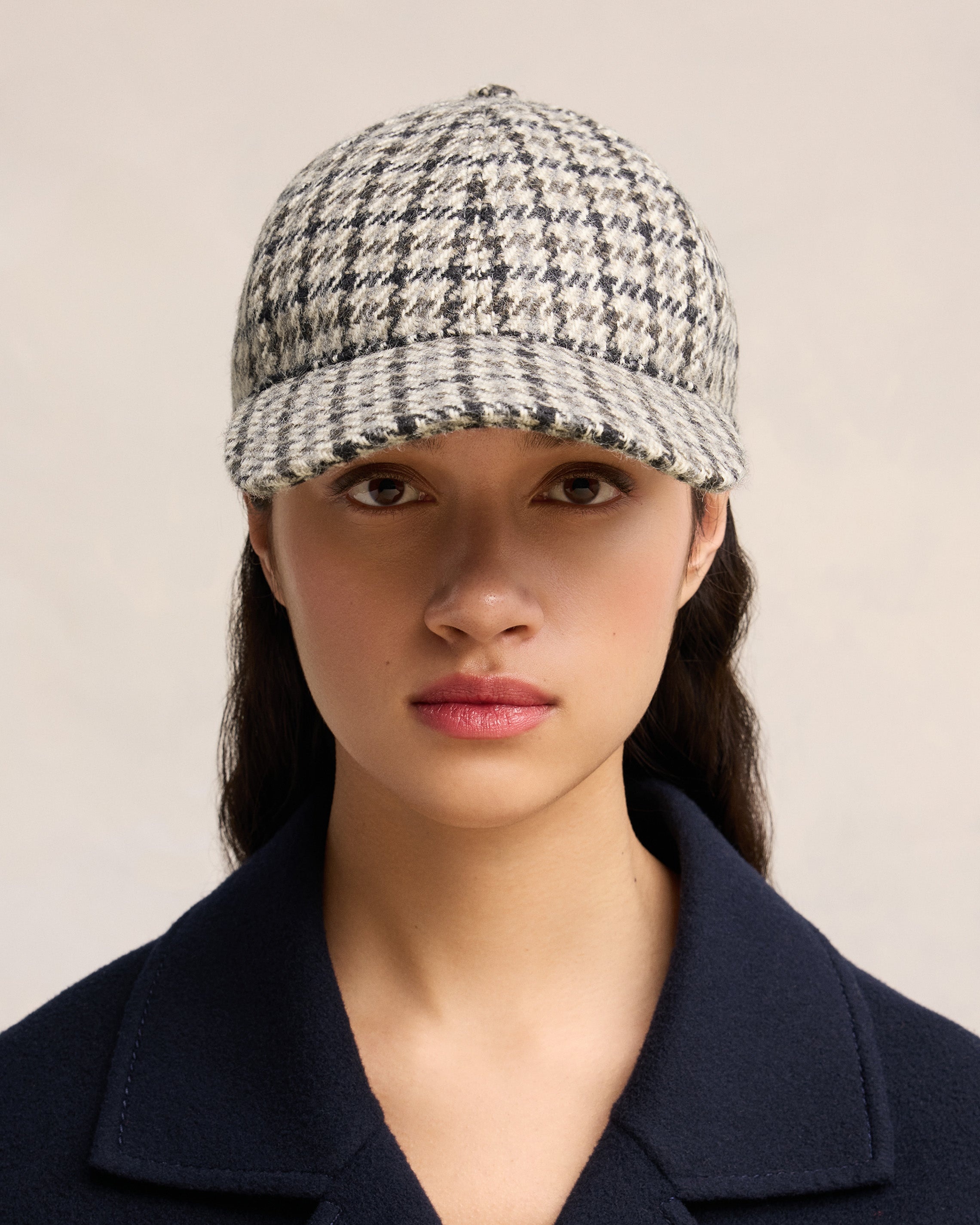 AMI ALEXANDRE MATTIUSSI LEATHER PATCH CAP - 2