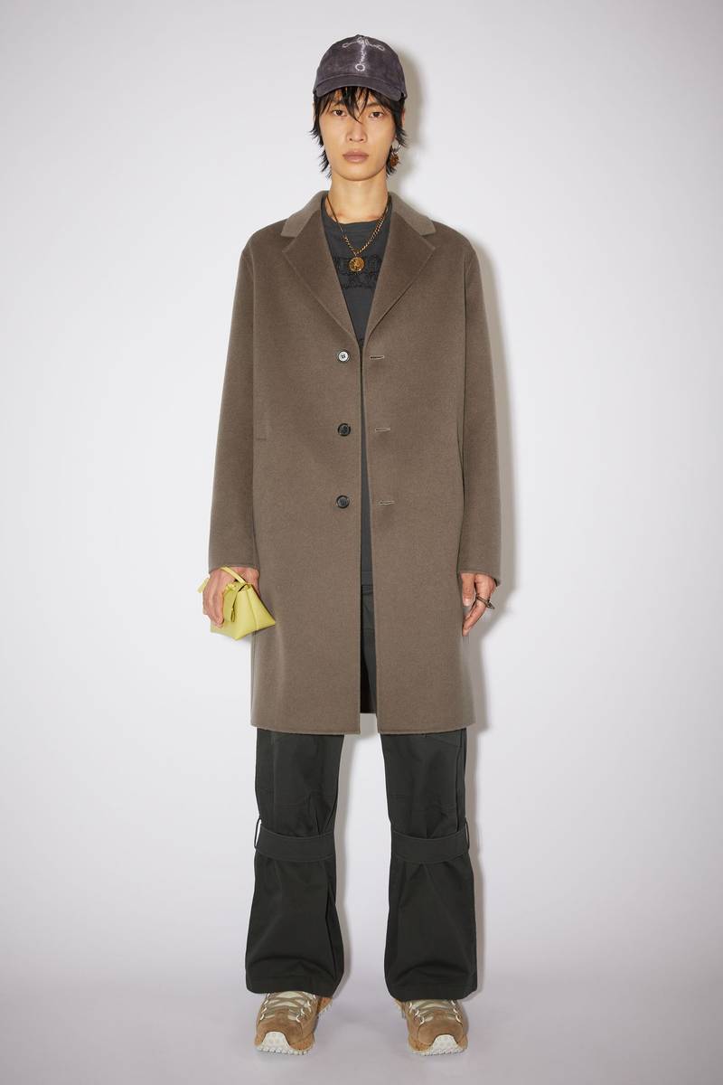 Acne Studios Single breasted coat - Fox grey outlook